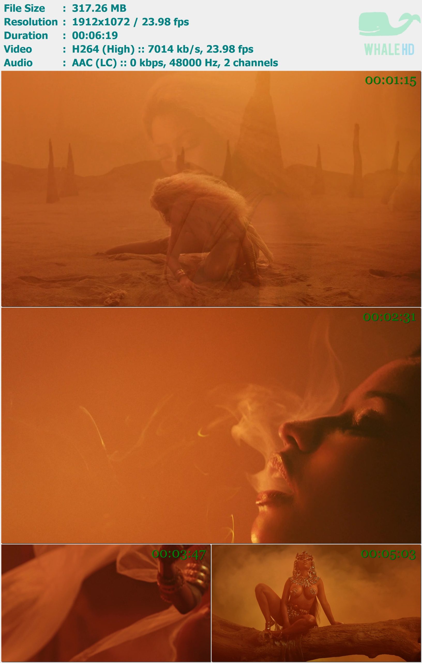 Nicki Minaj - Ganja Burn 2018 AM 1072p H264 - 317.26MB