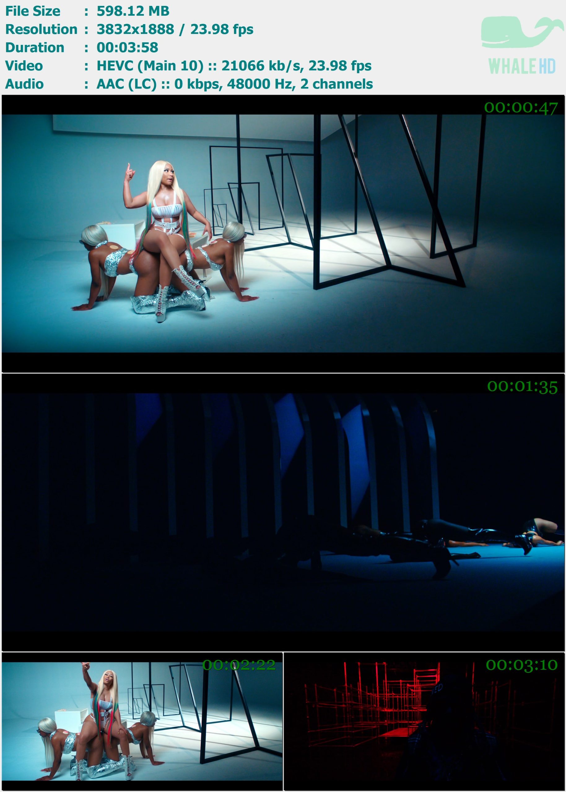 Nicki Minaj feat. Lil Wayne - Good Form 2018 AM 1888p H265 - 598.12MB