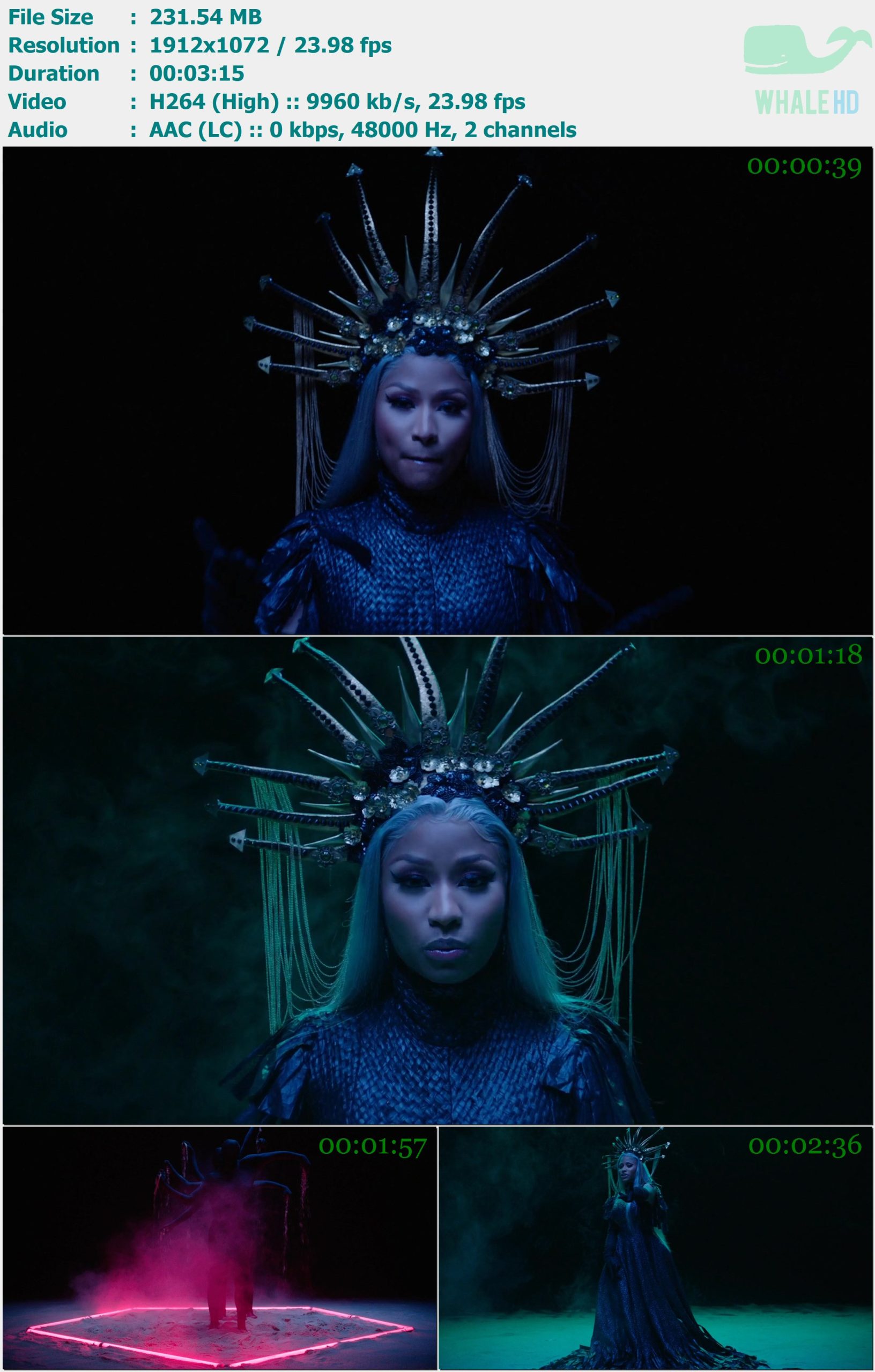 Nicki Minaj - Hard White 2019 AM 1072p H264 - 231.54MB