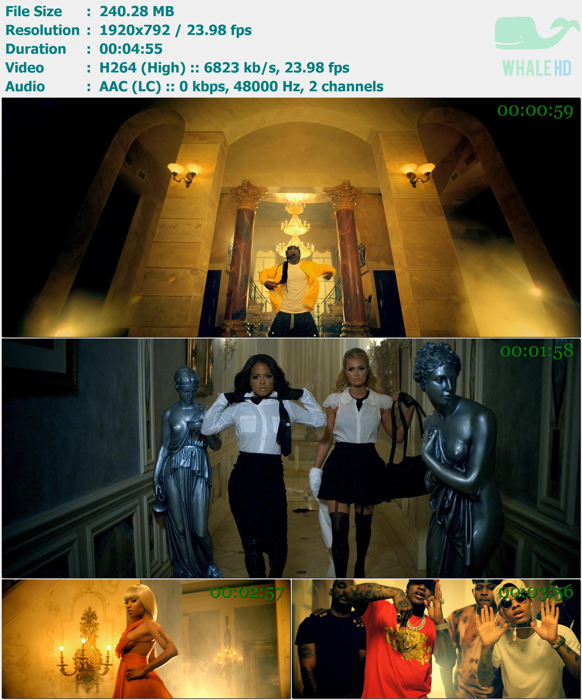 Rich Gang feat. Lil Wayne, Birdman, Mack Maine, Nicki Minaj & Future - Tapout 2013 AM 792p H264 - 240.28MB