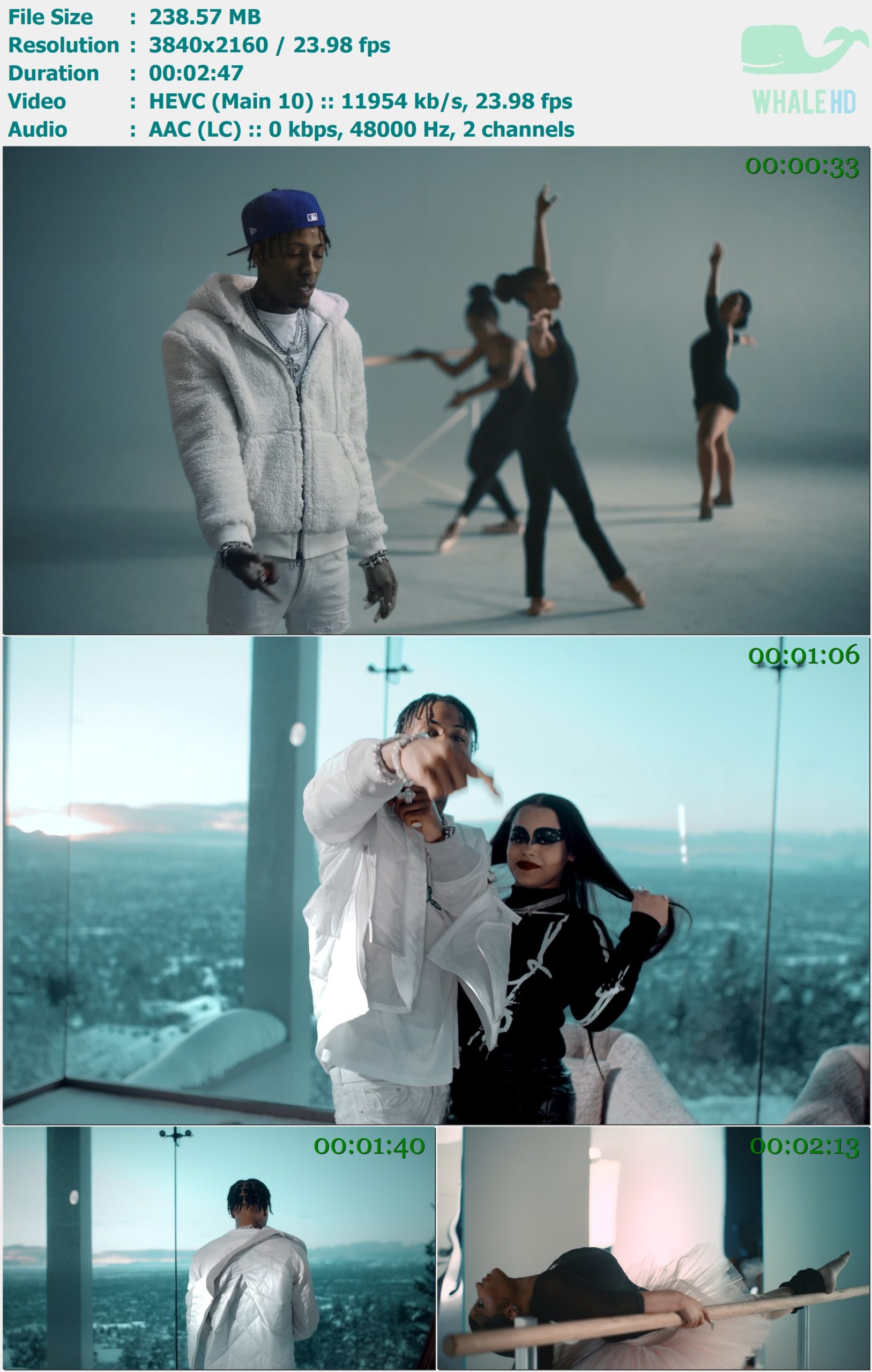 YoungBoy Never Broke Again & Nicki Minaj - WTF 2023 AM 2160p H265 - 238.57MB