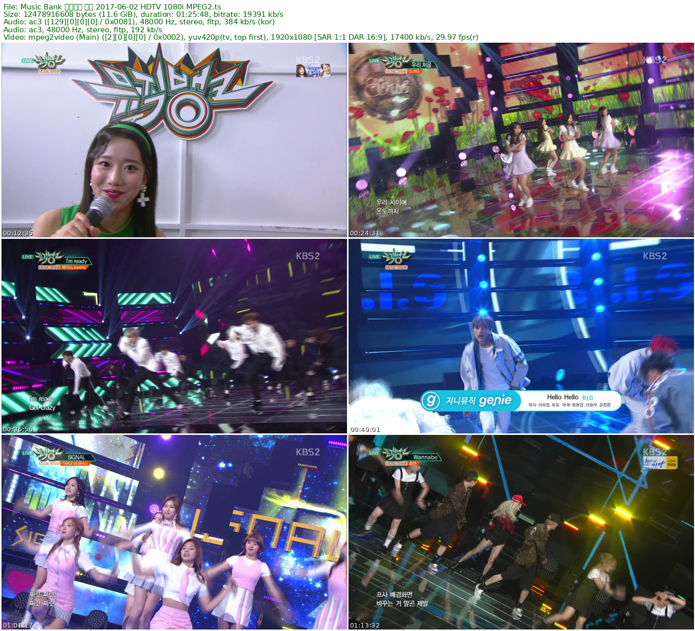 Music Bank 音乐银行 全场 2017-06-02 HDTV 1080i MPEG2 - 11.62GB