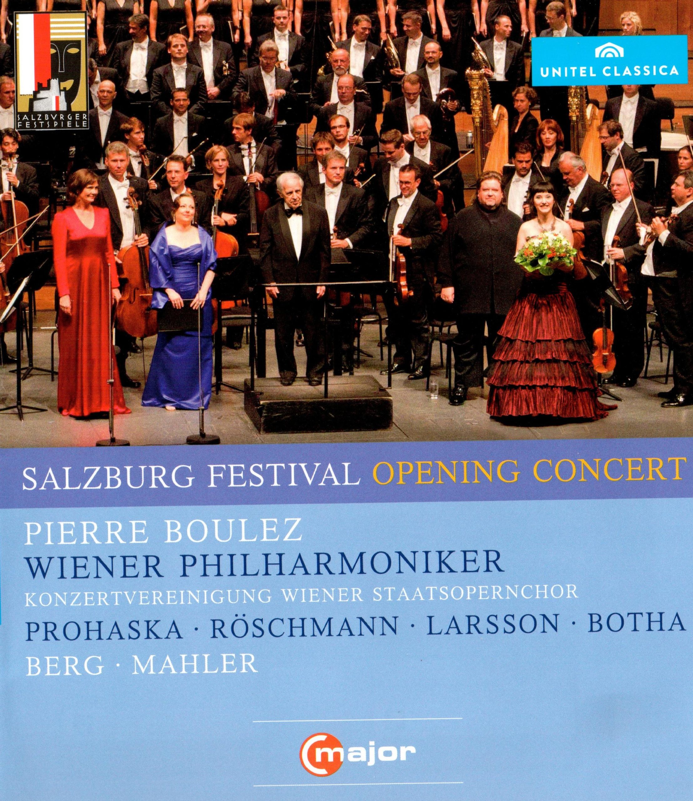 Salzburg Festival Opening Concert: Alban Berg - Lulu Suite, Der Wein; Gustav Mahler - Das klagende Lied (Anna Prohaska, Dorothea Roschmann, Anna Larsson, Johan Botha, Wiener Philharmoniker) 2011 中字 BD蓝光原盘 1080i H264 - 21.68GB