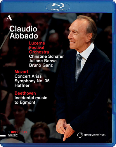 Mozart - Symphony No. 35 'Haffner' K. 385, Concert Arias K. 369, 272, 418; Beethoven - Incidental music to Egmont, Op. 84 (Christine Schafer, Juliane Banse, Bruno Ganz, Lucerne Festival Orchestra, Claudio Abbado) 2014 BD蓝光原盘 1080i H264 - 21.41GB