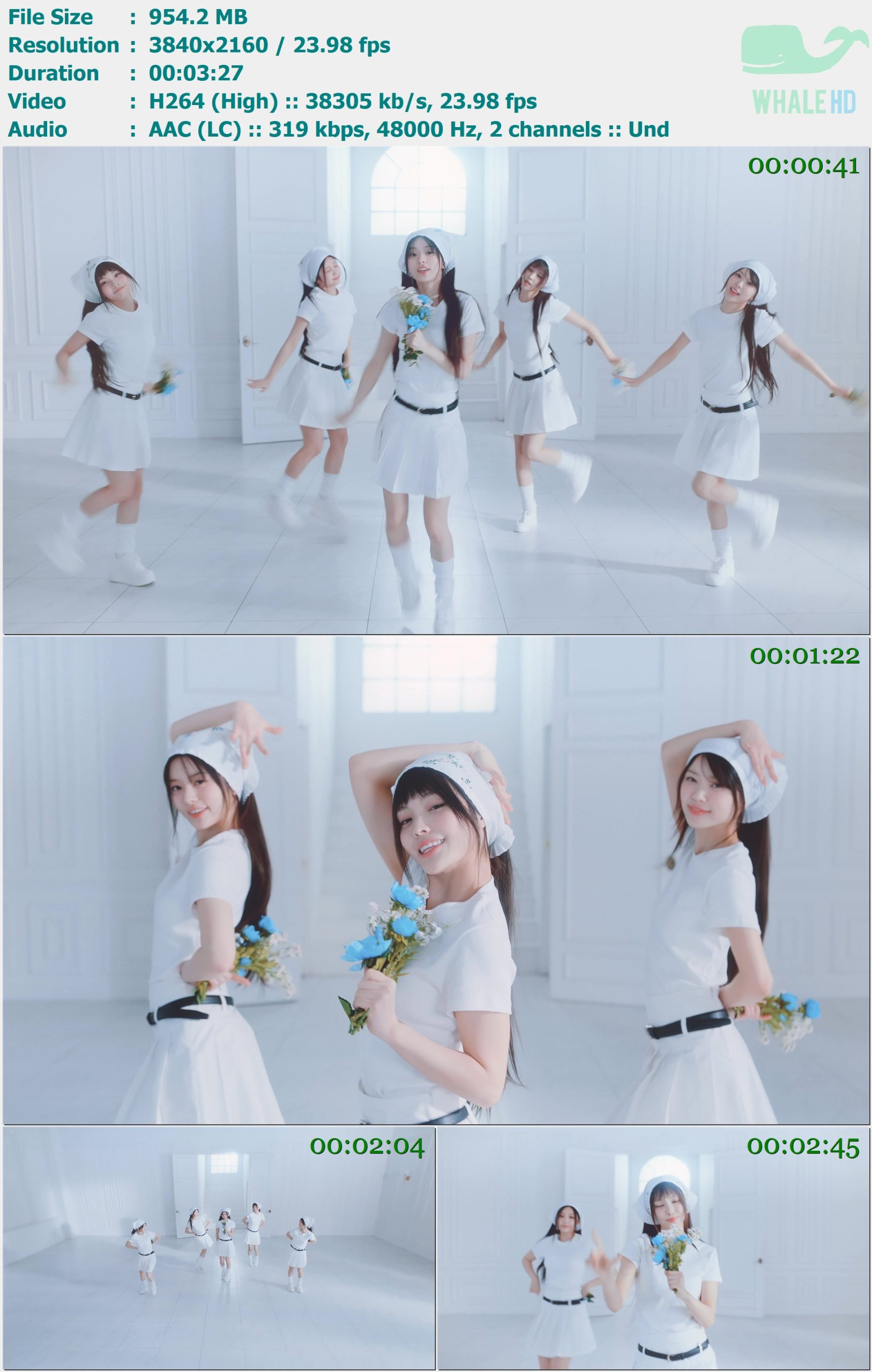 ILLIT - Almond Chocolate (Korean Ver.) (Performance Video) 2025 Bugs! 2160p H264 - 954.20MB