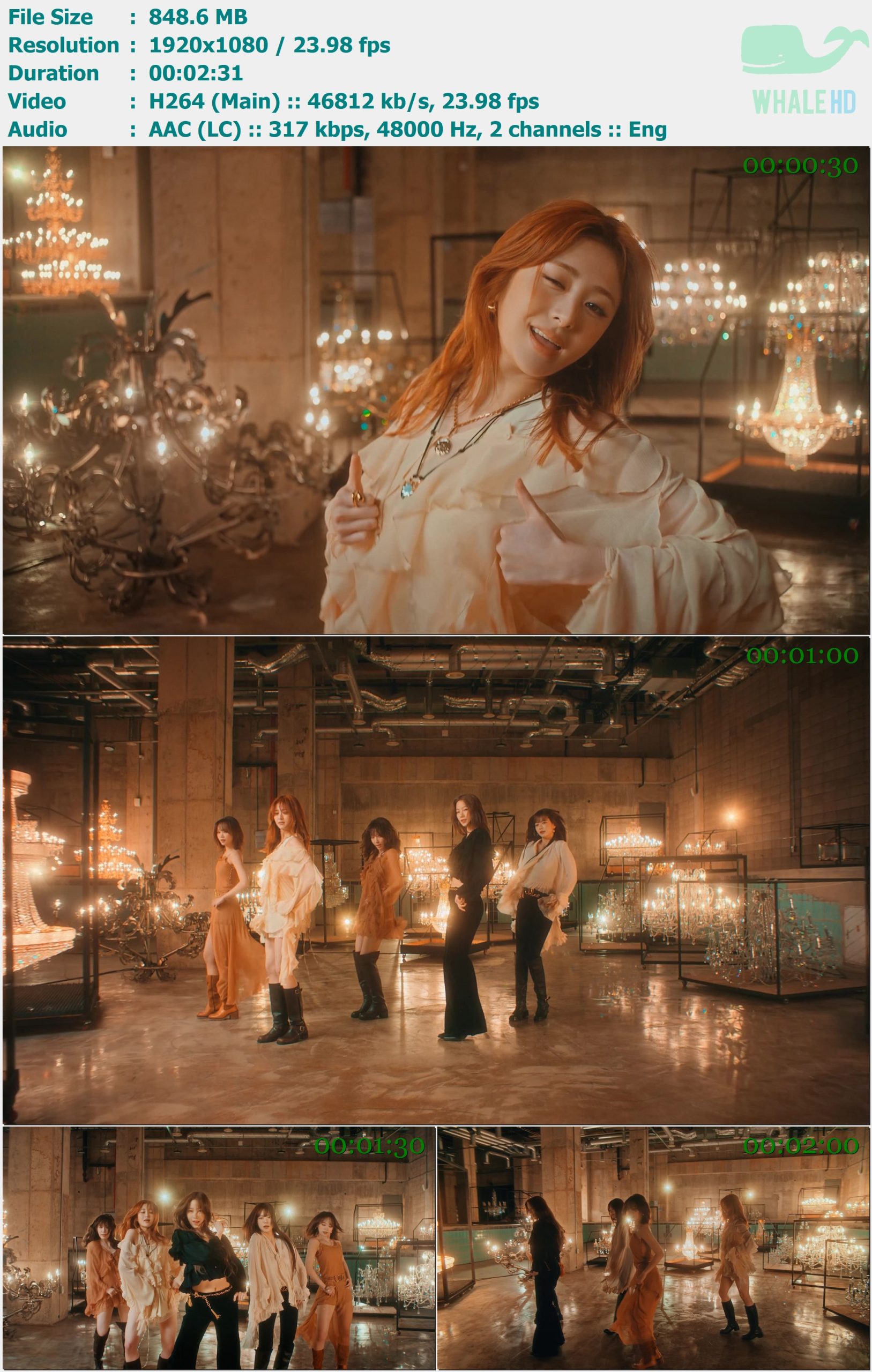 LE SSERAFIM 르세라핌 - HOT (English ver.) (OFFICIAL PERFORMANCE FILM) 2025 Bugs! 1080p H264 - 848.60MB