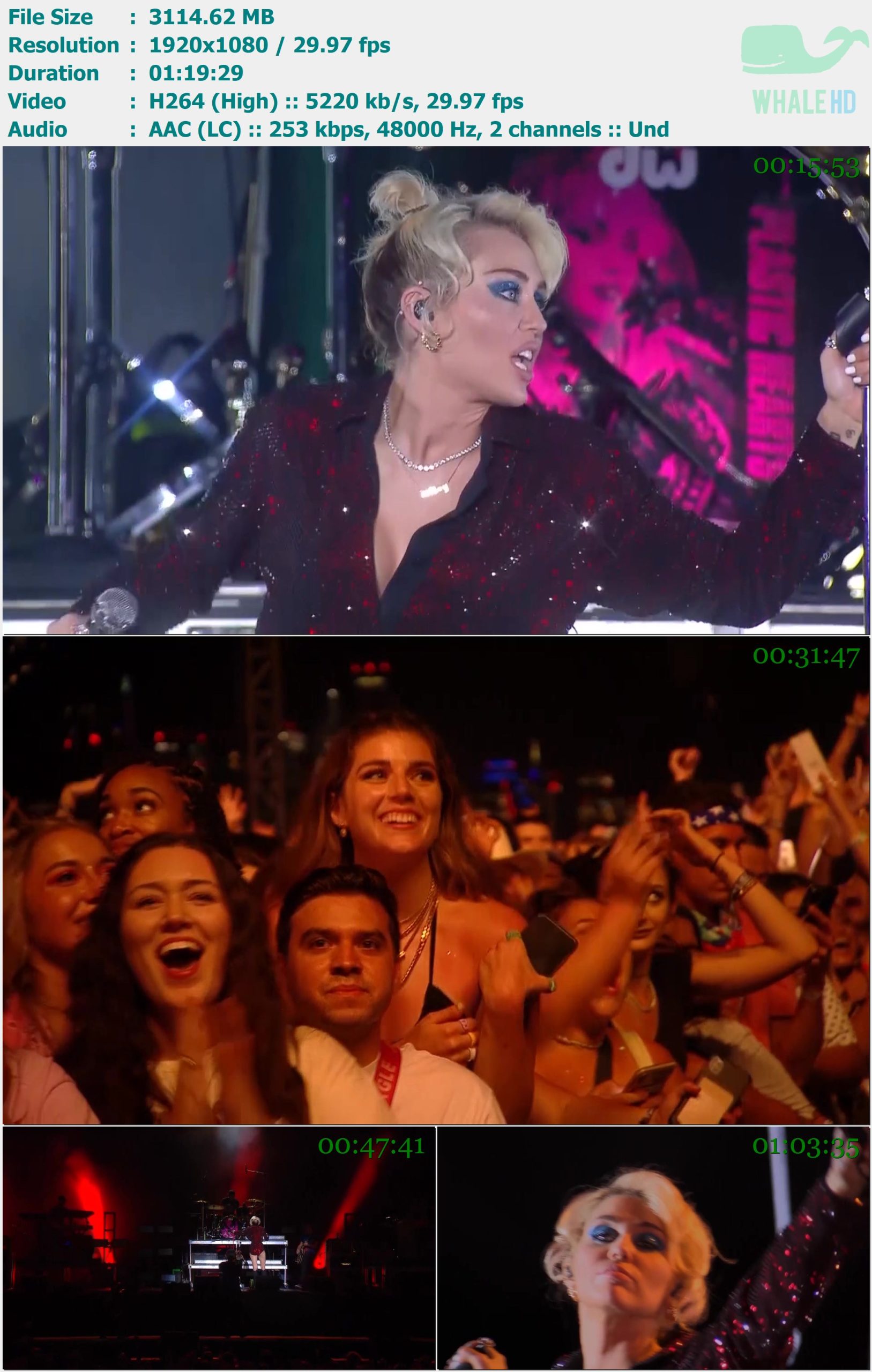 Miley Cyrus - Austin City Limits Festival 2021 WEB-DL 1080p H264 - 3.04GB