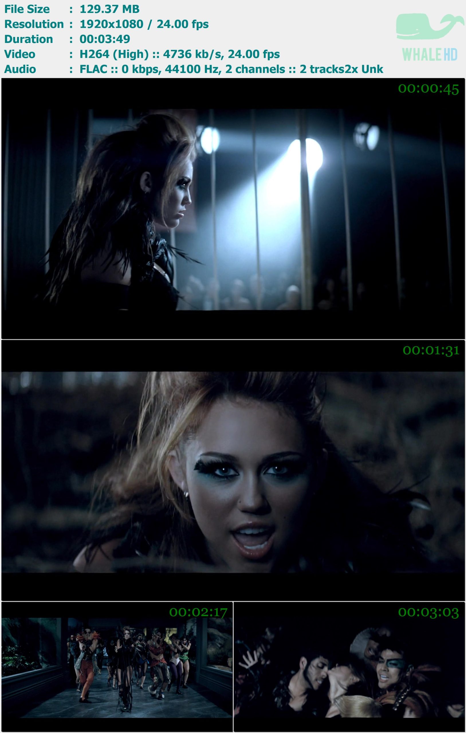 Miley Cyrus - Can't Be Tamed 2010 𝐕𝐄𝐕𝐎 1080p H264 - 129.37MB