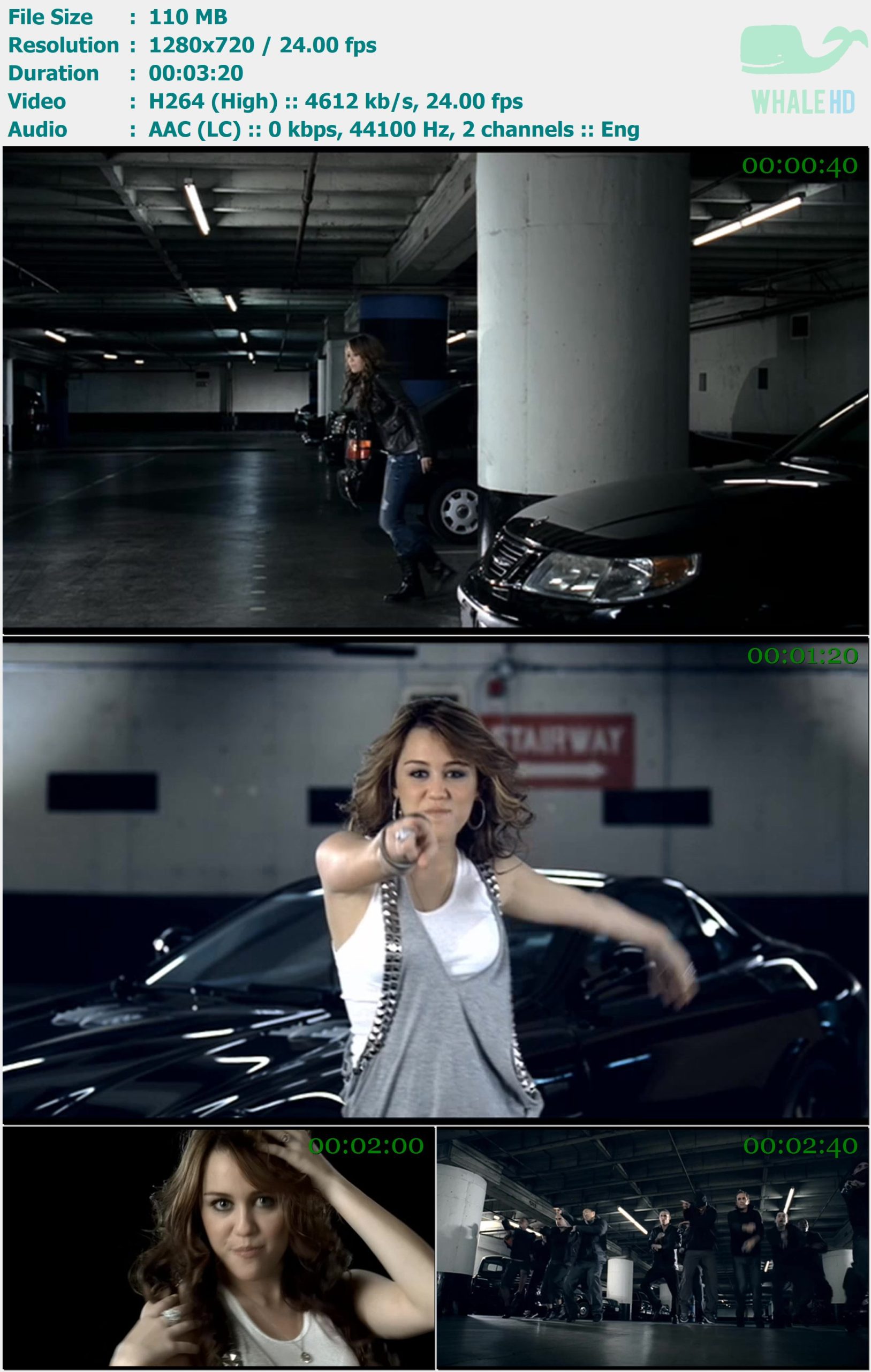 Miley Cyrus - Fly On The Wall 2008 XBOX 720p H264 - 110.00MB