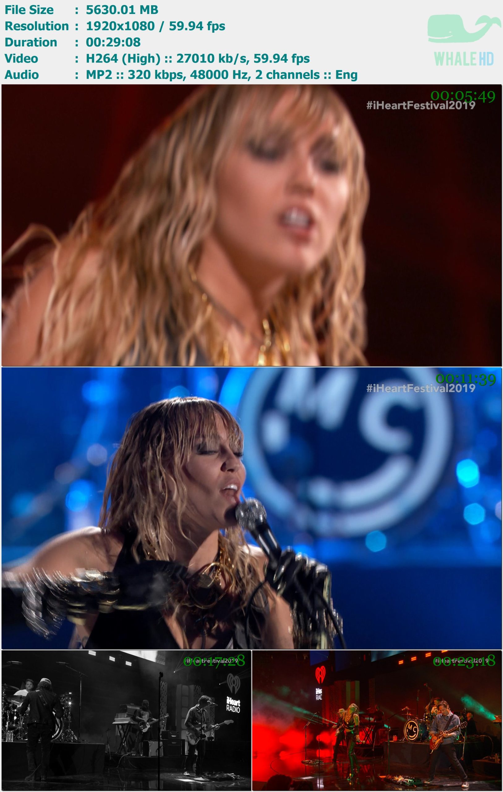 Miley Cyrus - iHeartRadio Music Festival 2019 HDTV 1080i H264 - 5.50GB
