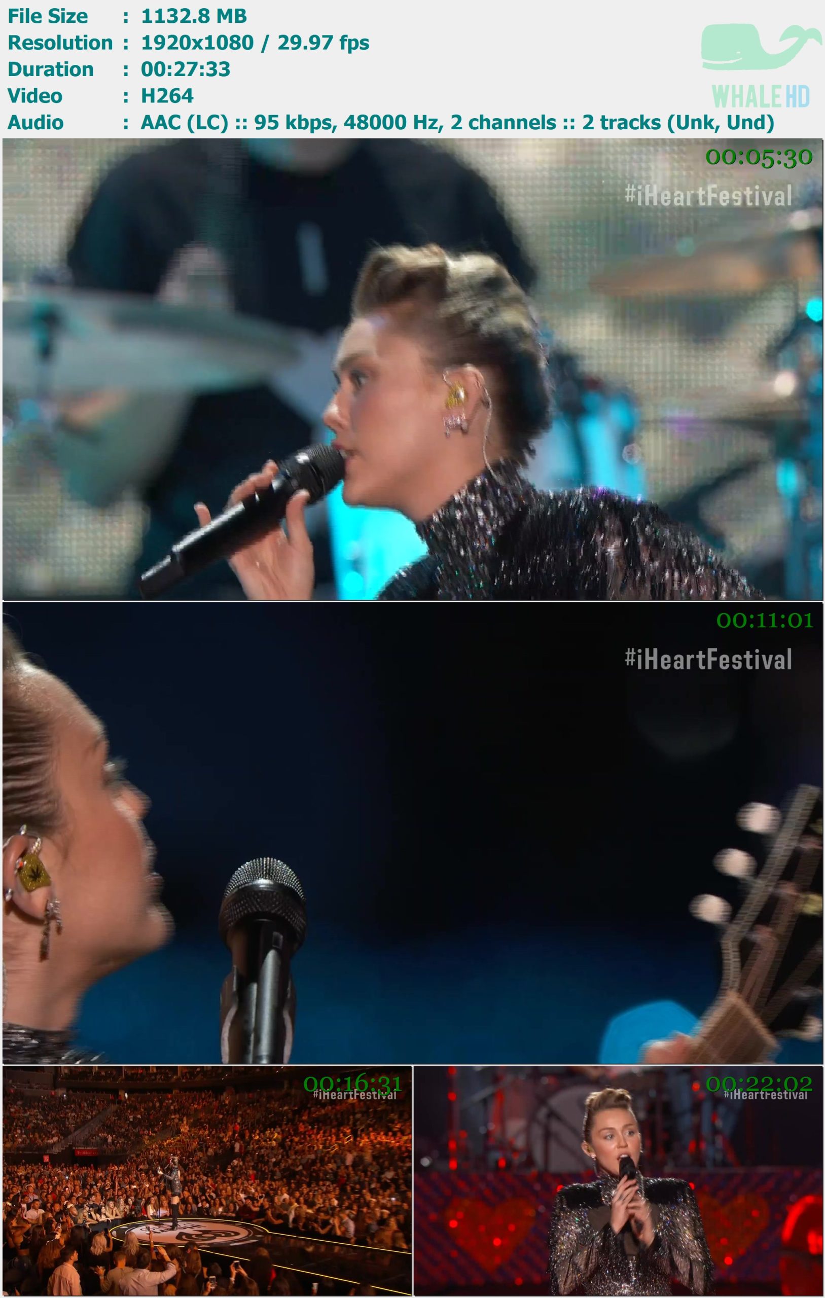 Miley Cyrus - Live @ iHeartRadio Music Festival 2017 WEB-DL 1080p H264 - 1.11GB