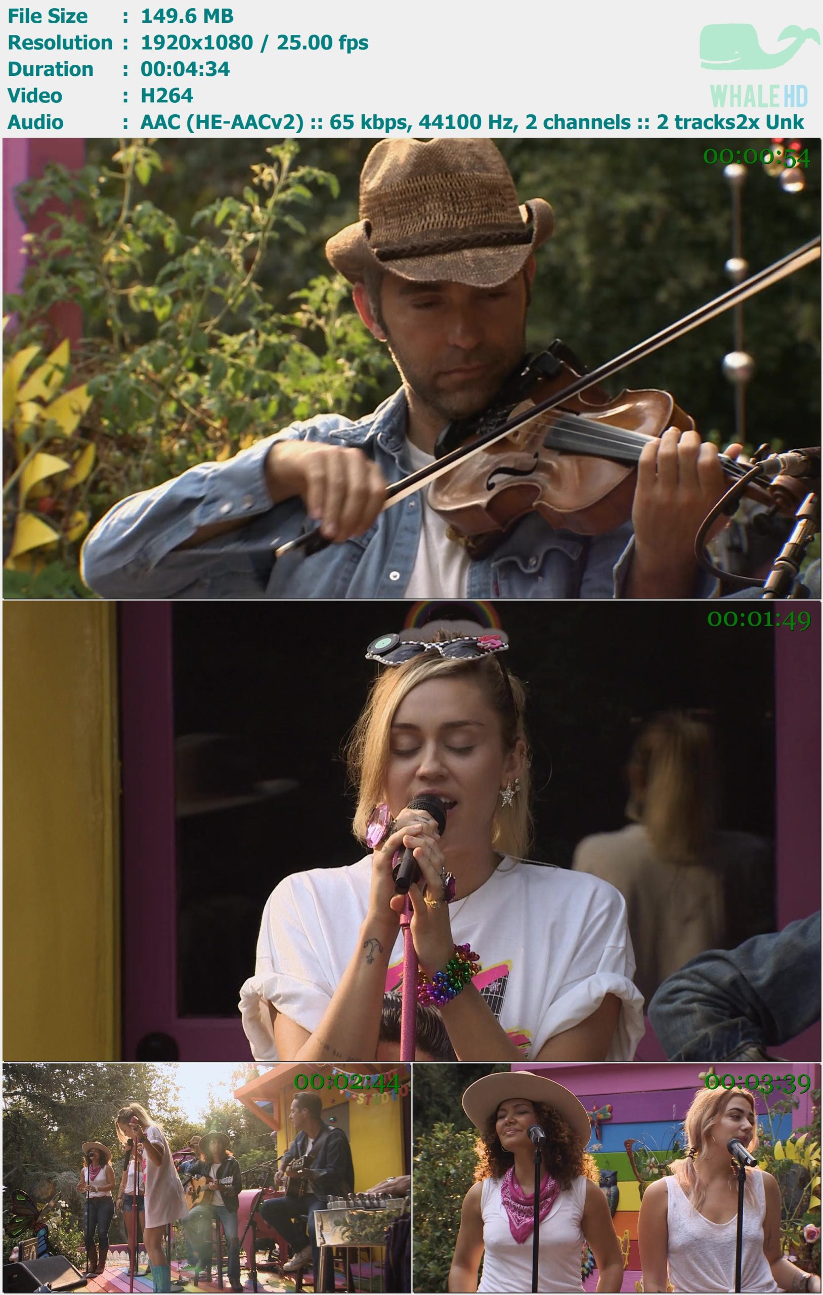 Miley Cyrus - Malibu (in the BBC Live Lounge 2017) 𝐕𝐄𝐕𝐎 1080p H264 - 149.60MB