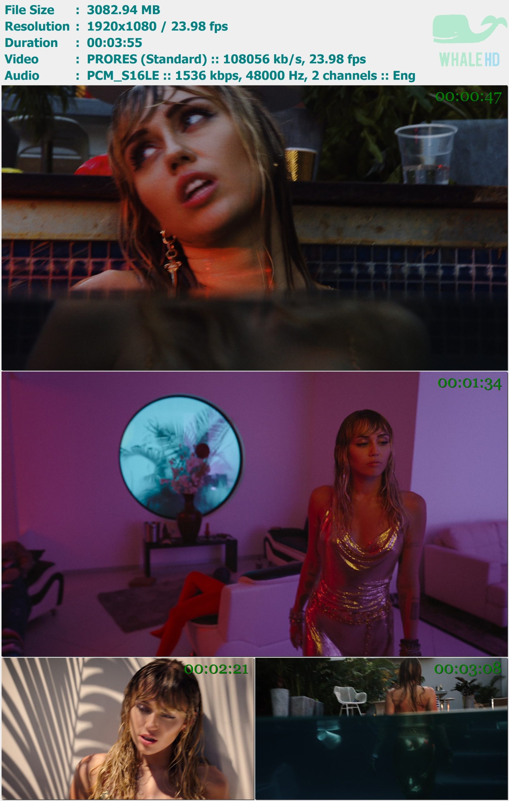 Miley Cyrus - Slide Away 2019 Master 1080p ProRes - 3.01GB