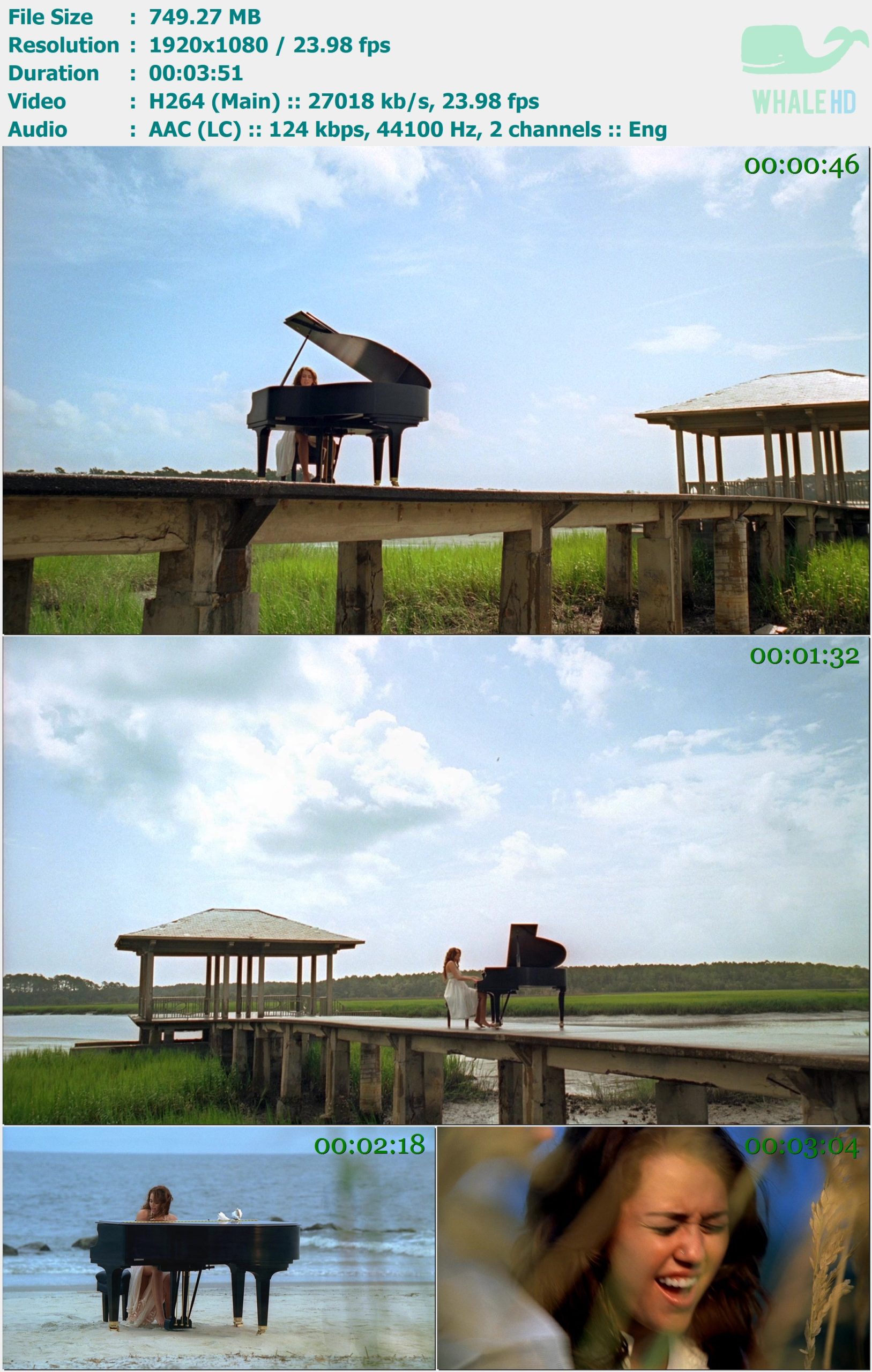 Miley Cyrus feat. David Bisbal - When I Look At You 2010 MasterRip 1080p H264 - 749.27MB