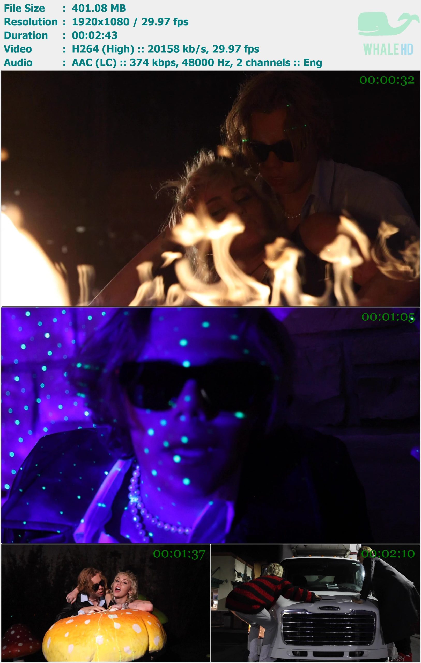 The Kid LAROI, Miley Cyrus - WITHOUT YOU 2021 MasterRip 1080p H264 - 401.08MB