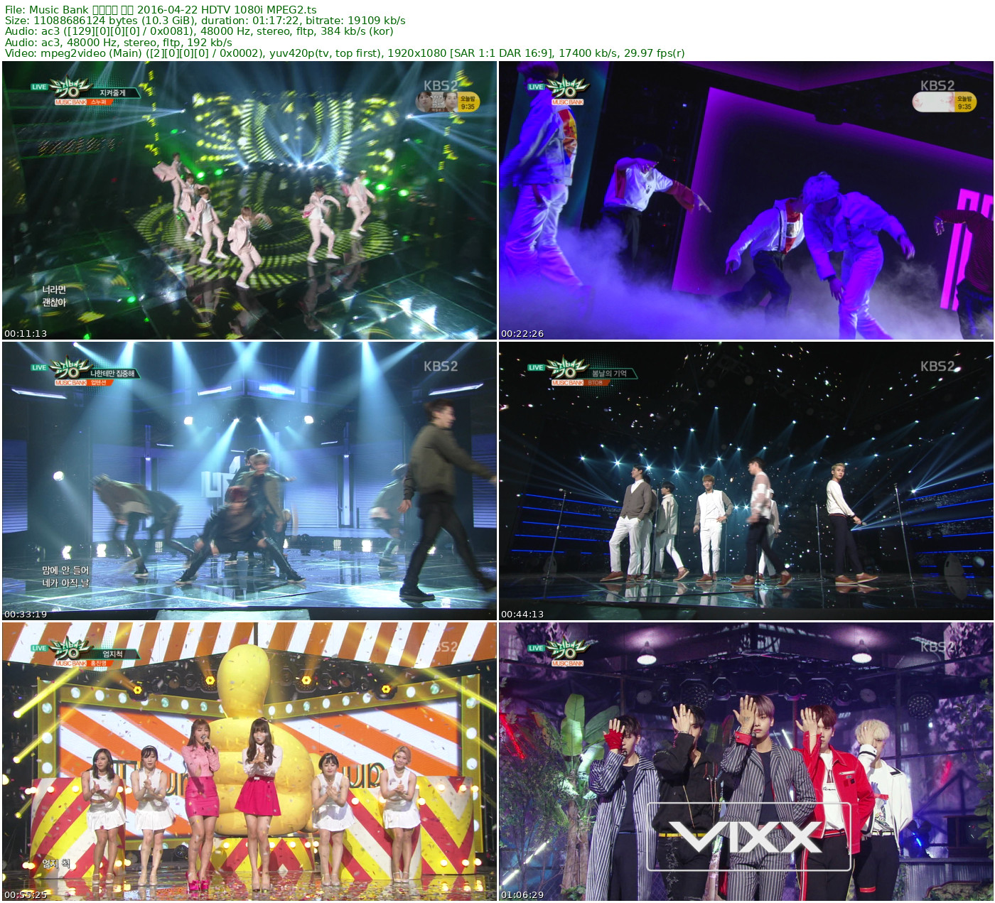 Music Bank 音乐银行 全场 2016-04-22 HDTV 1080i MPEG2 - 10.33GB