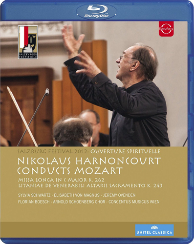 Salzburg Festival 2012: Ouverture Spirituelle - Harnoncourt conducts Mozart：Mass in C major, K. 262, Missa longa, Litaniae de venerabili altaris sacramento, K. 243 (Arnold Schoenberg Chor, Concentus Musicus Wien) 2012 BD蓝光原盘 1080i MPEG2 - 21.26GB