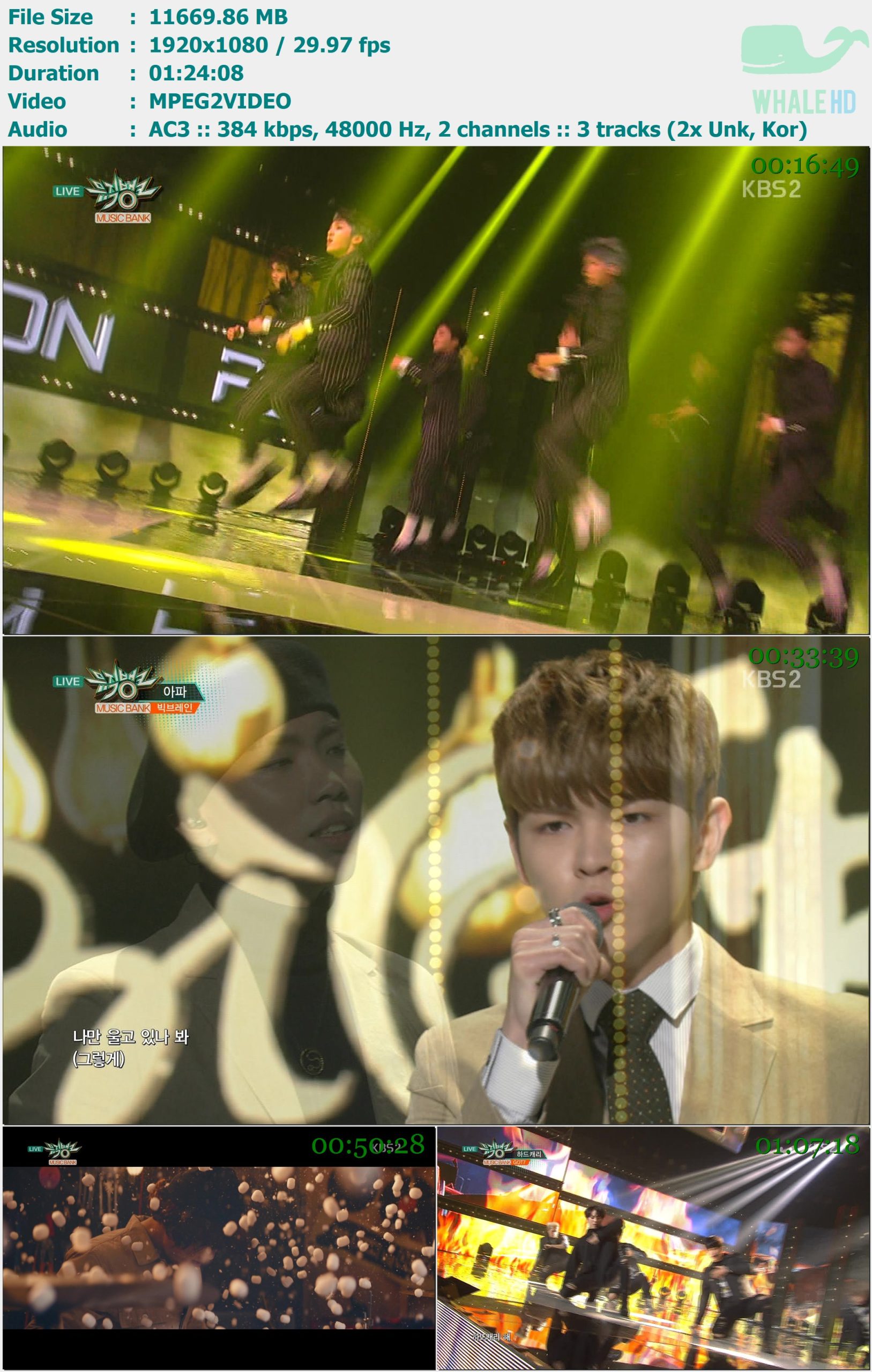 Music Bank 音乐银行 全场 2016-10-28 HDTV 1080i MPEG2 - 11.40GB