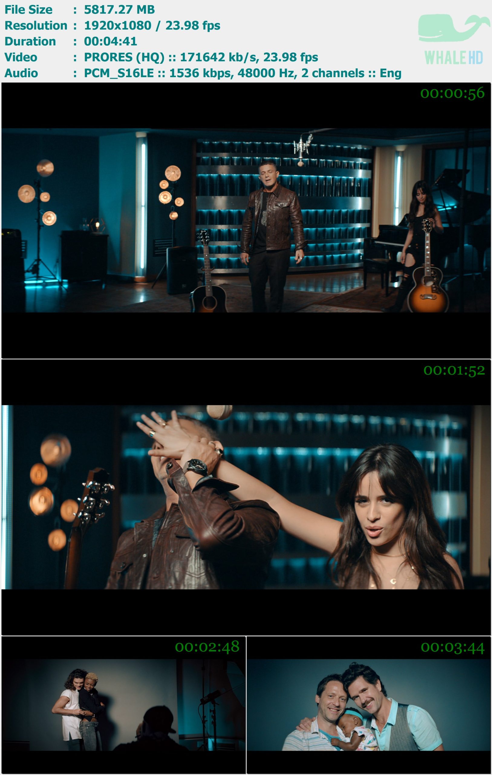Alejandro Sanz feat. Camila Cabello - Persona Favorita 2019 Master 1080p ProRes - 5.68GB