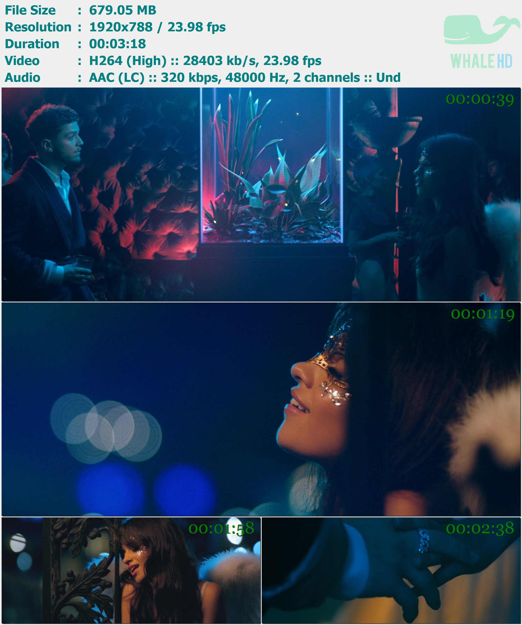 Bazzi feat. Camila Cabello - Beautiful 2018 MasterRip 788p H264 - 679.05MB