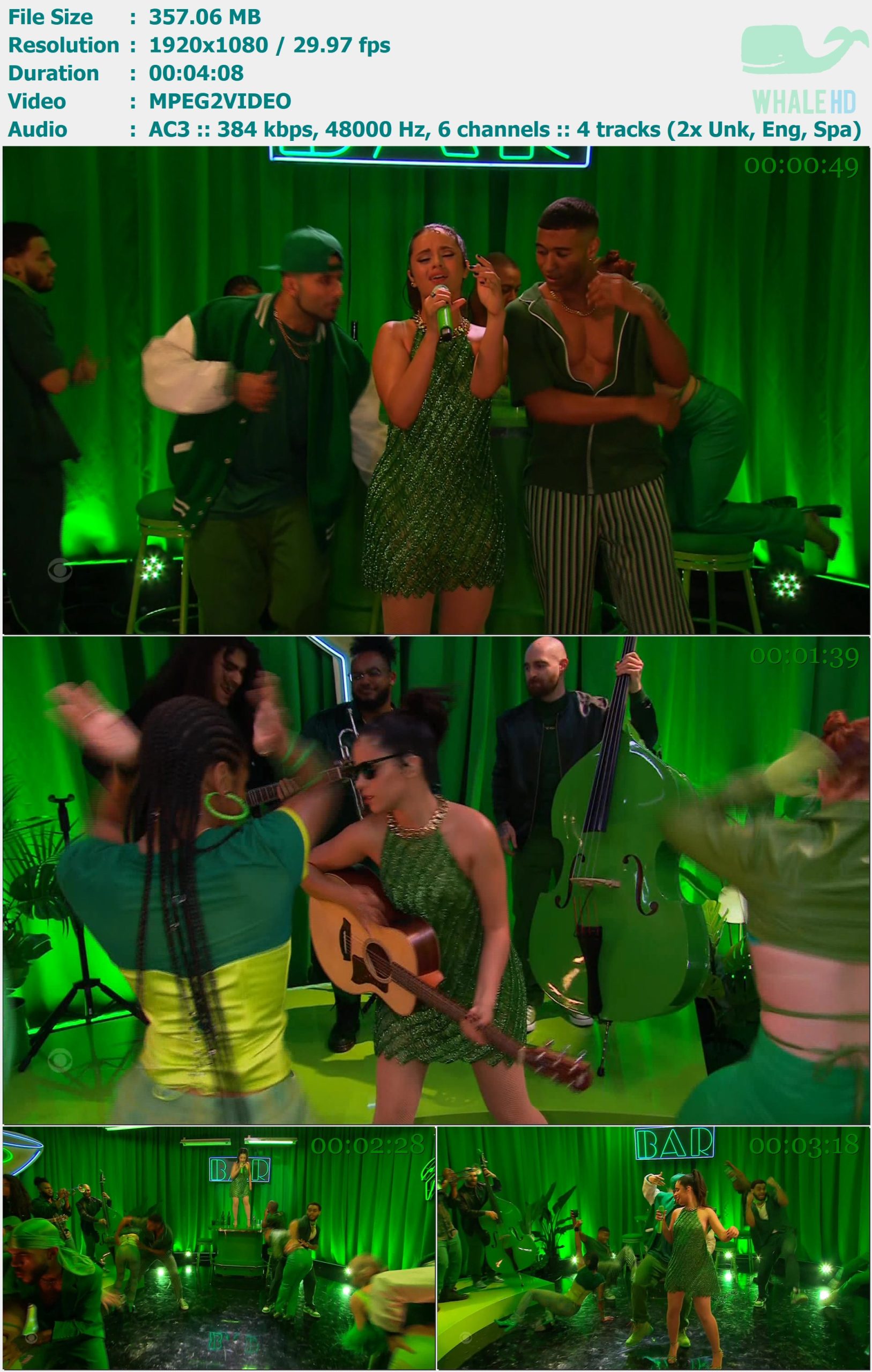 Camila Cabello - Bam Bam (Live @ The Late 𝐋𝐚𝐭𝐞 𝐒𝐡𝐨𝐰 With James Corden 2022) HDTV 1080i MPEG2 - 357.06MB