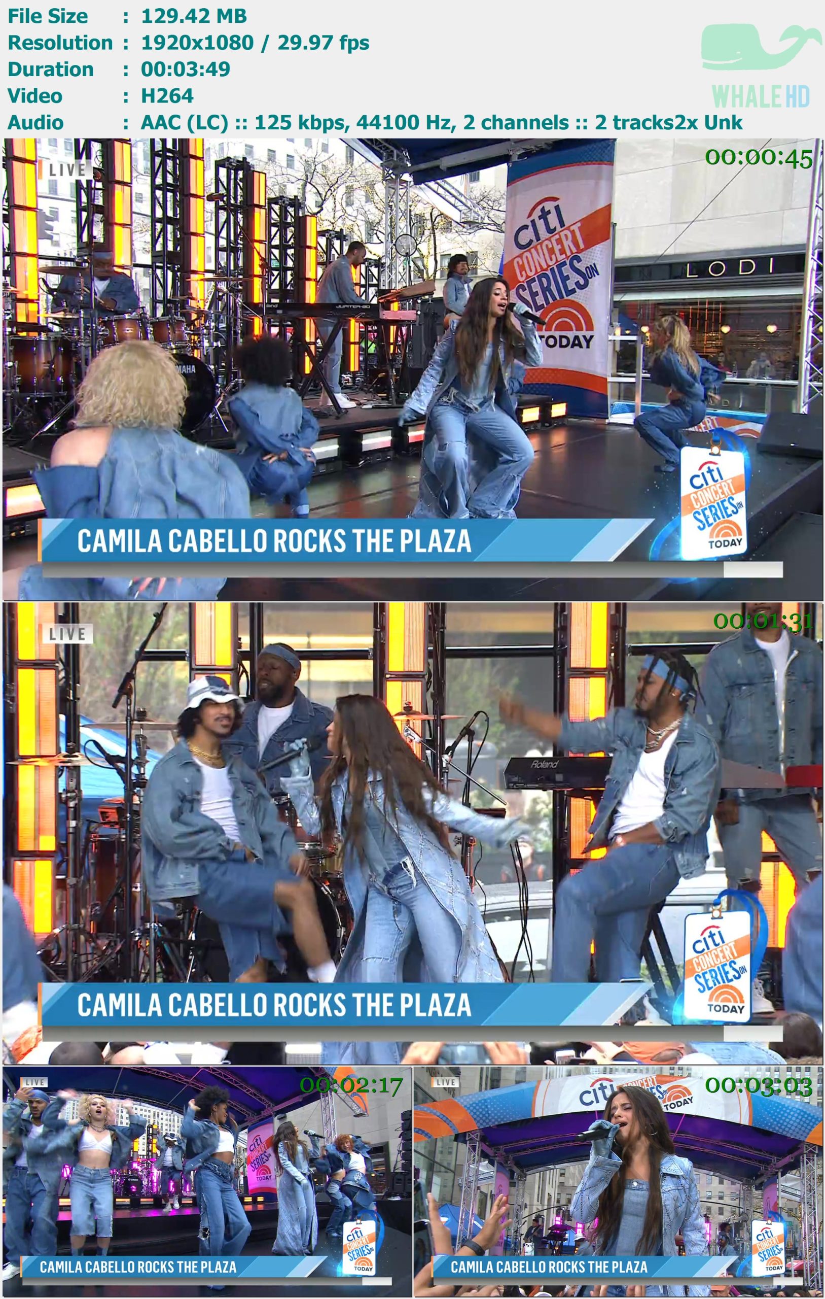 Camila Cabello - Bam Bam (Live at 𝐓𝐨𝐝𝐚𝐲 𝐒𝐡𝐨𝐰 2022) WEB-DL 1080p H264 - 129.42MB