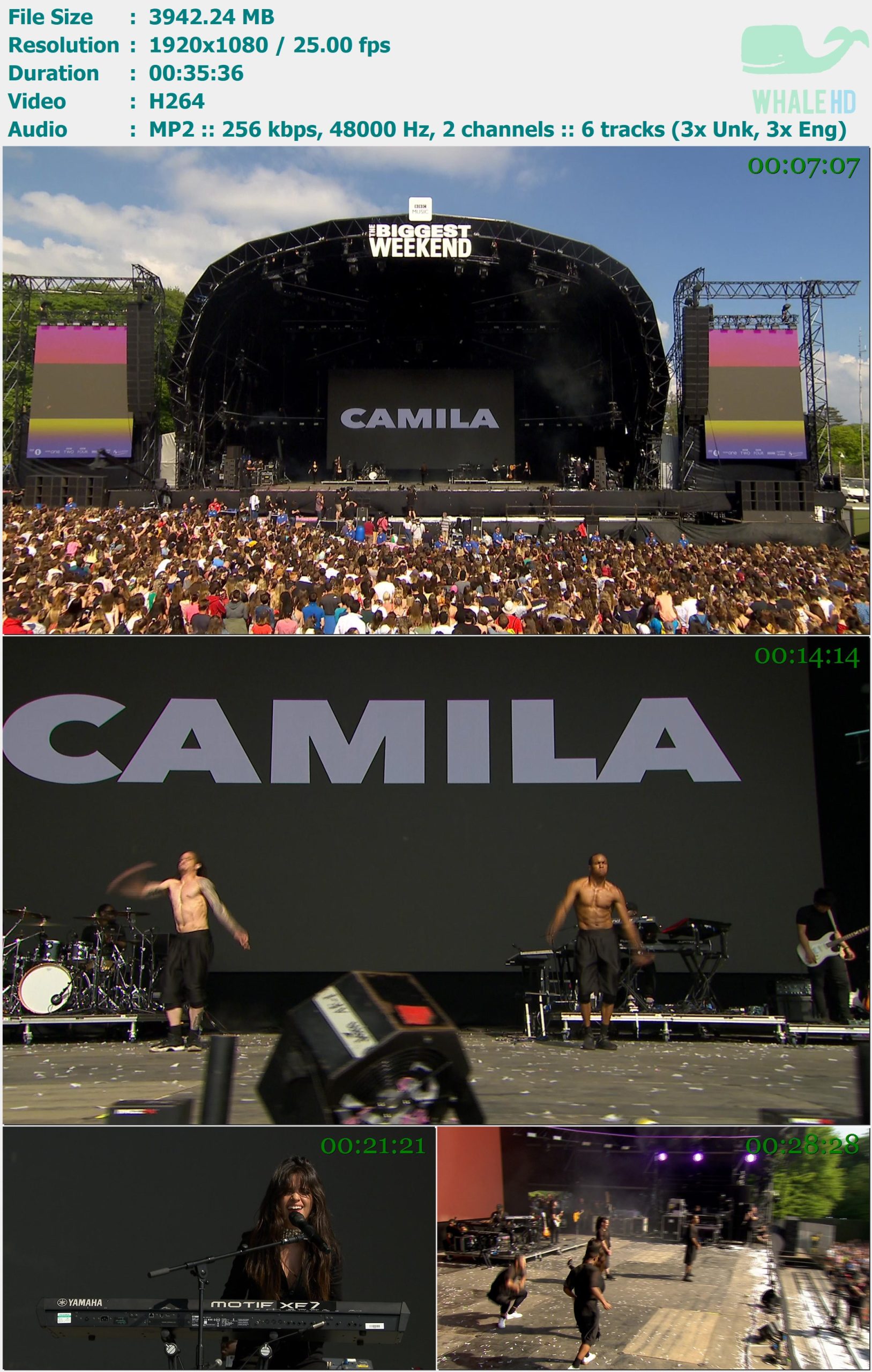 Camila Cabello - BBC Music - The Biggest Weekend (Main Stage, Swansea, Singleton Park 2018) HDTV 1080i H264 - 3.85GB