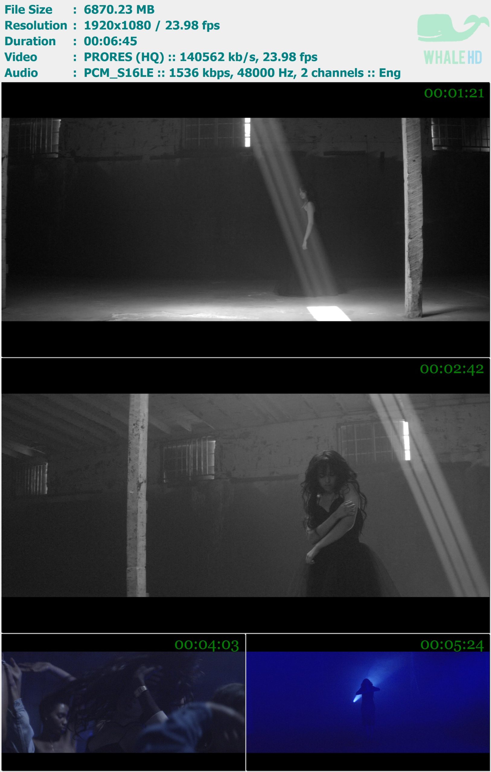 Camila Cabello - Crying In The Club 2017 Master 1080p ProRes - 6.71GB