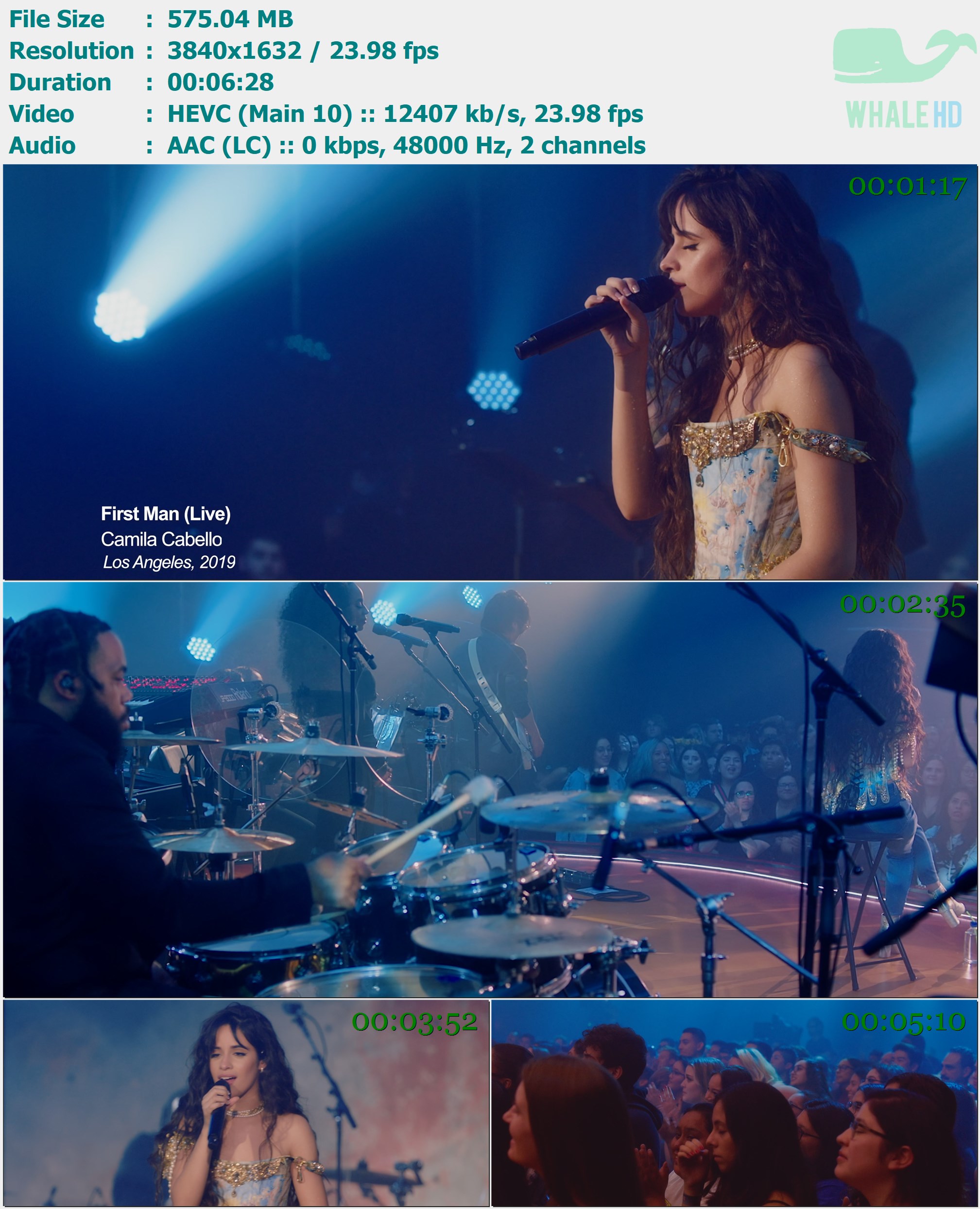 Camila Cabello - New Music Daily Presents: Camila Cabello (First Man) 2019 AM 1632p H265 - 575.04MB