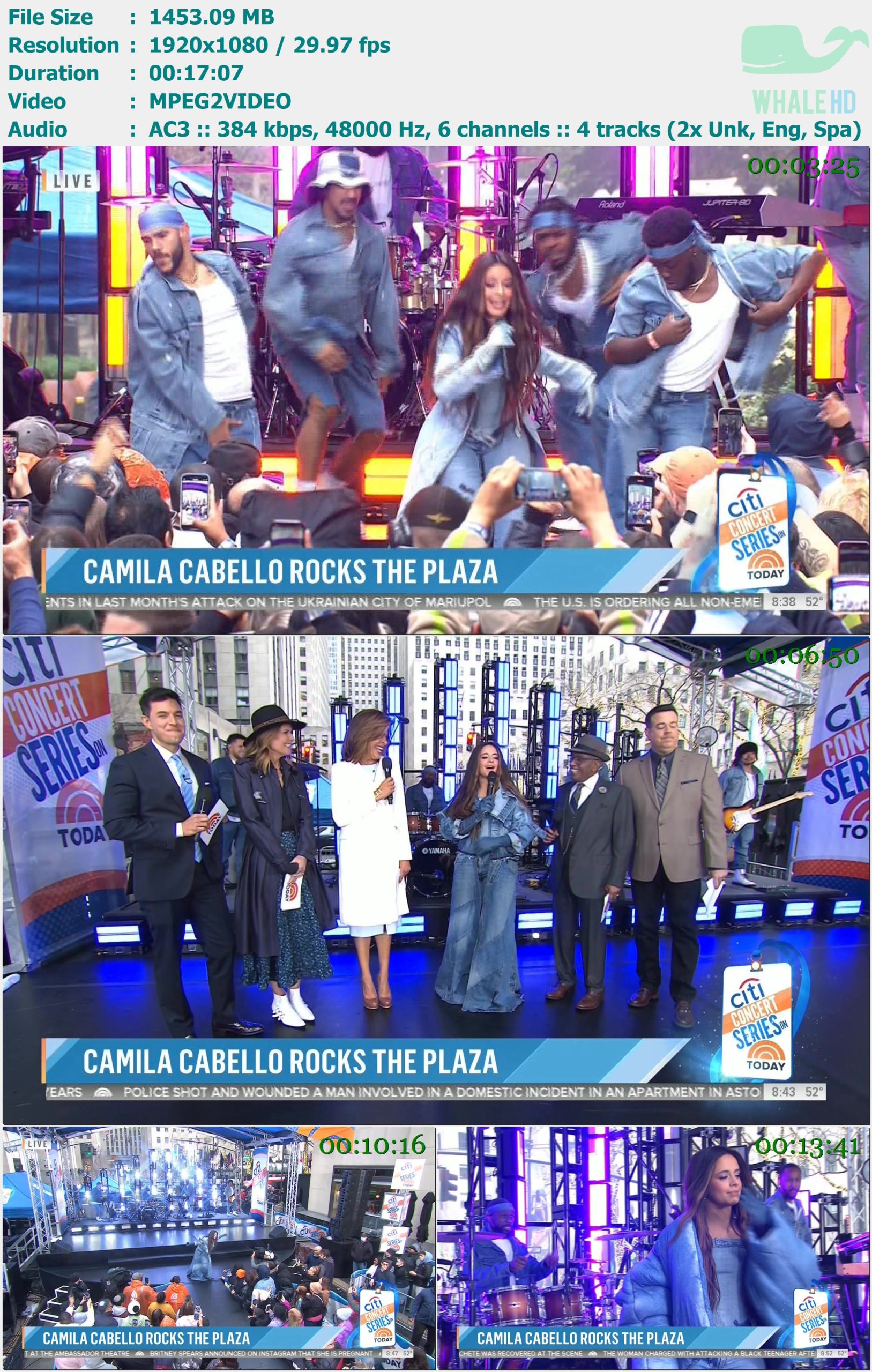 Camila Cabello Live @ 𝐓𝐨𝐝𝐚𝐲 𝐒𝐡𝐨𝐰 2022 HDTV 1080i MPEG2 - 1.42GB