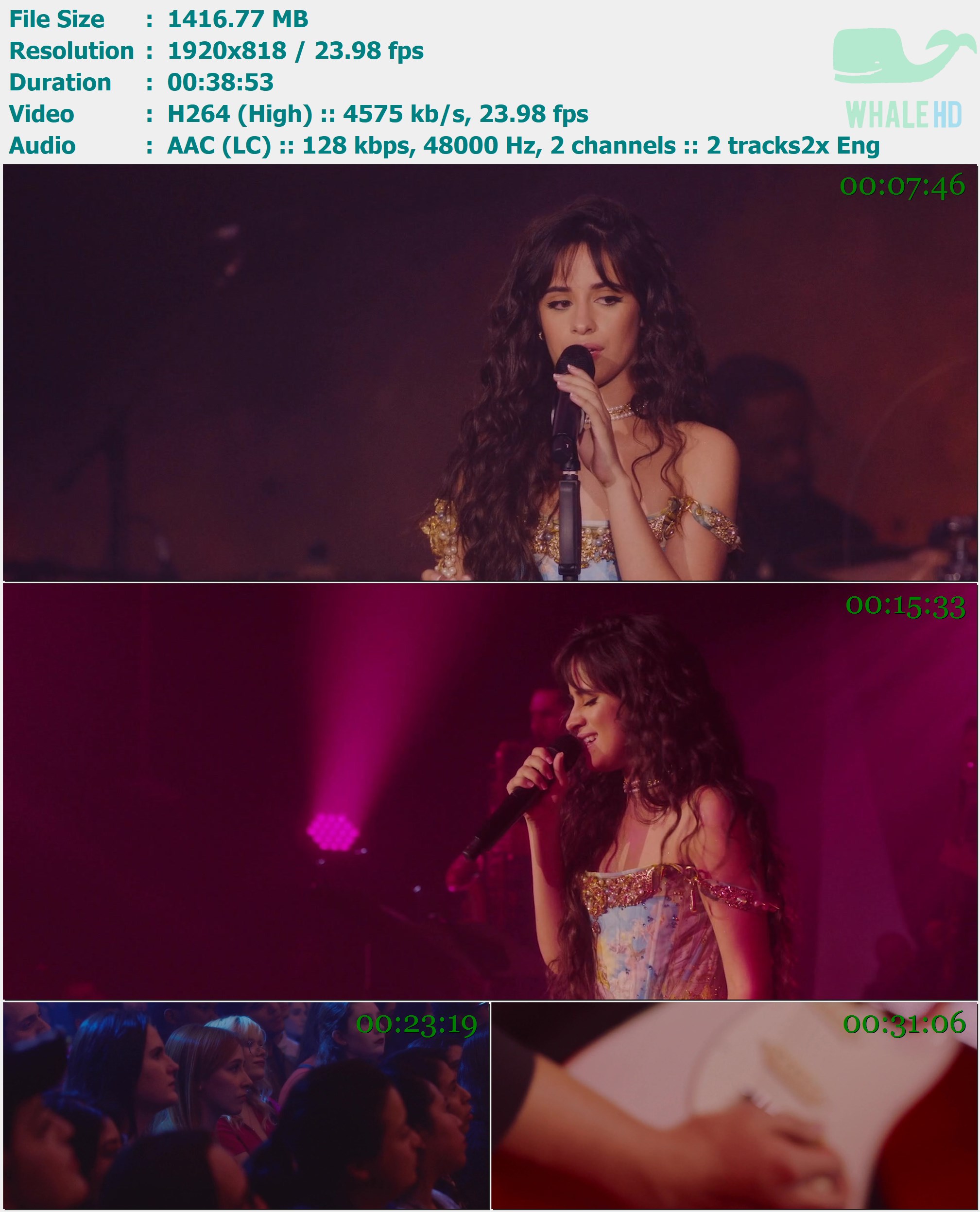 Camila Cabello - New Music Daily Presents Camila Cabello 2019 WEB-DL 818p H264 - 1.38GB
