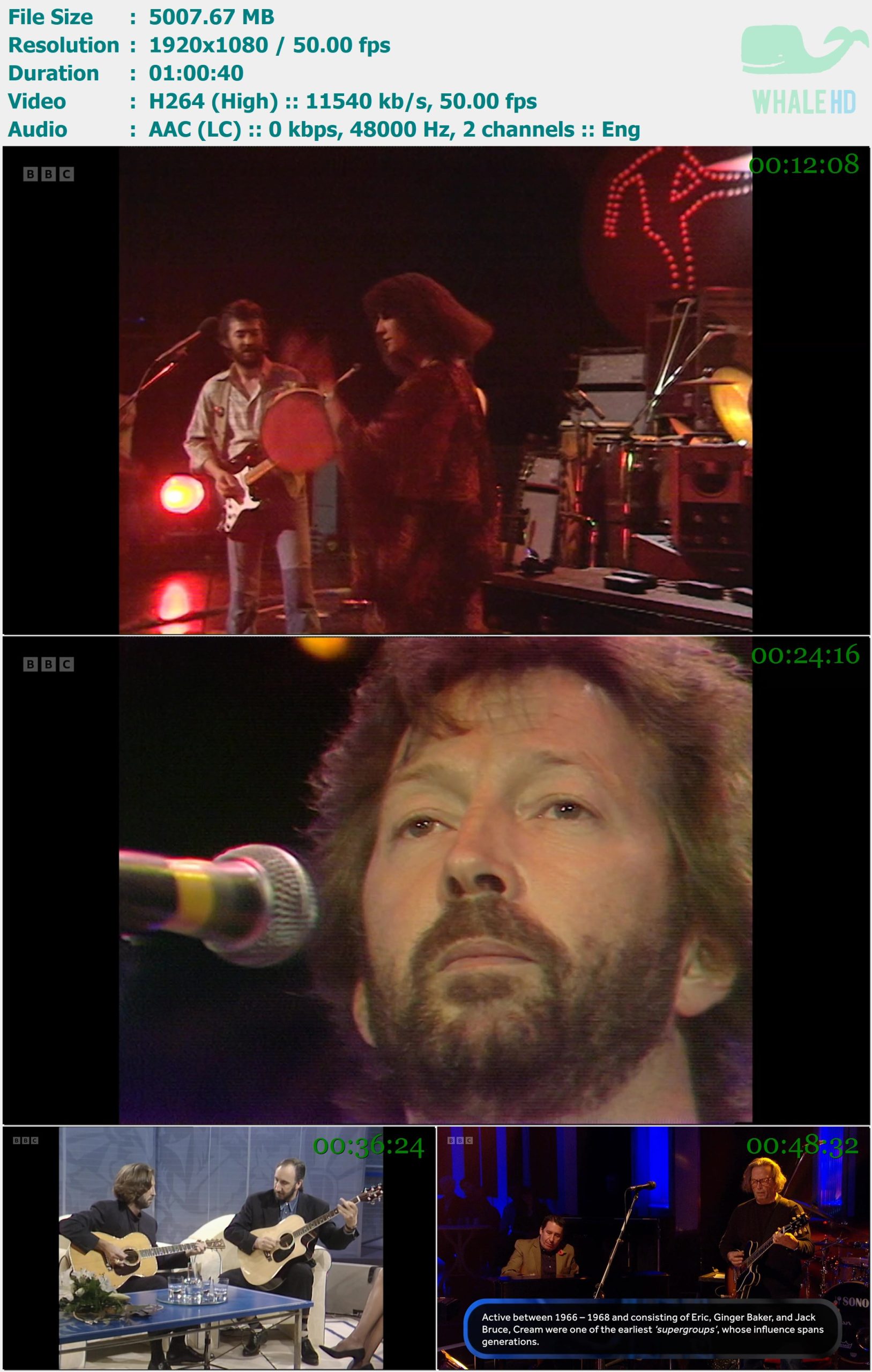 BBC精选现场 Eric Clapton at the BBC 2025 WEB-DL 1080p H264 - 4.89GB