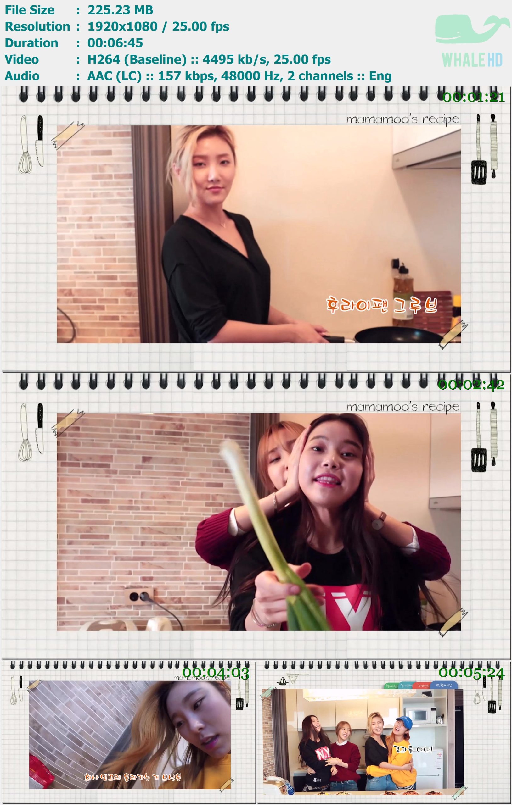 MAMAMOO - Recipe 2016 Bugs! 1080p H264 - 225.23MB