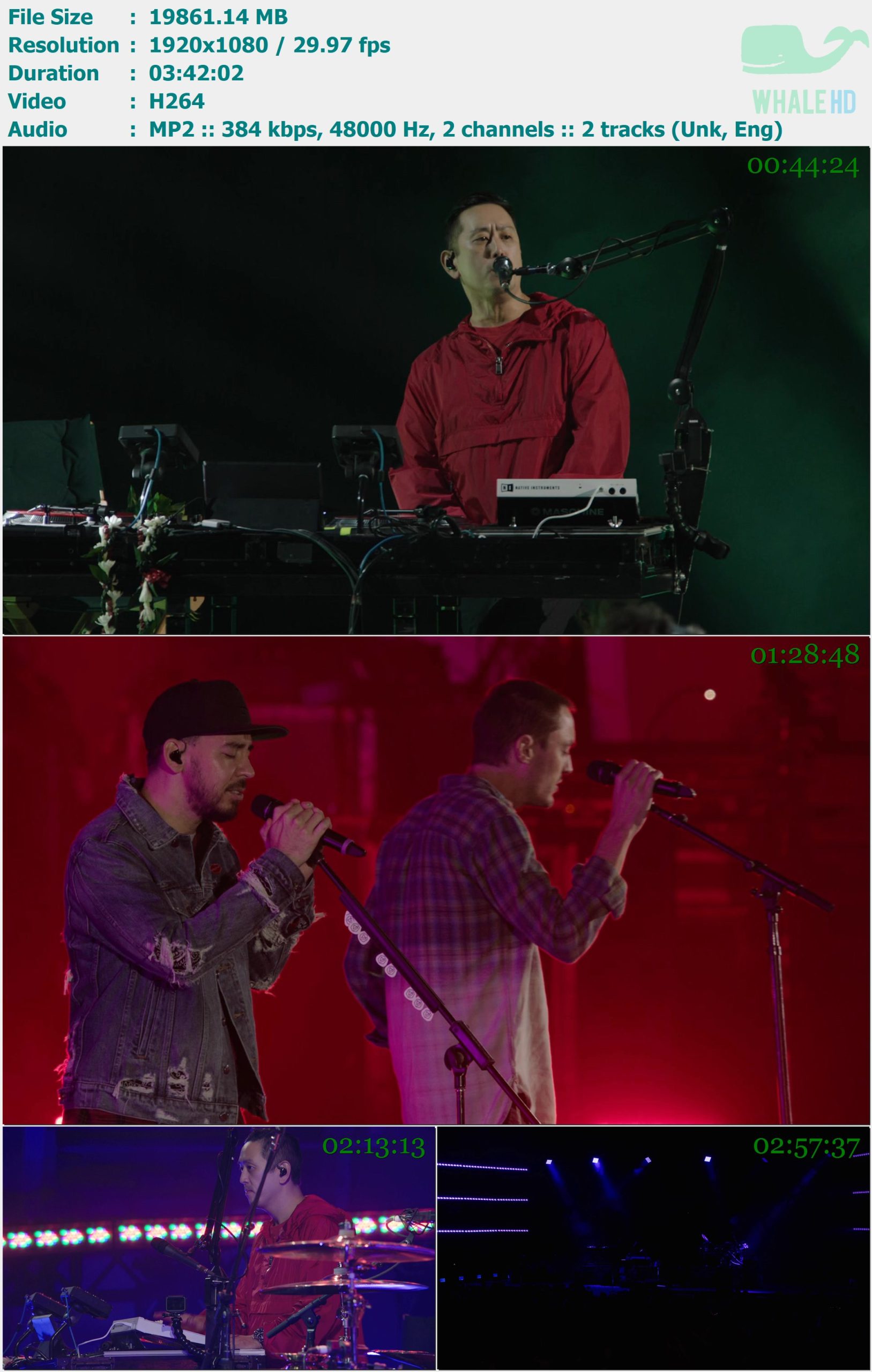 林肯公园 Linkin Park and Friends - Celebrate Life Memorial Concert, Hollywood Bowl, CA, 10-27-2017 FEED 1080i H264 - 19.40GB