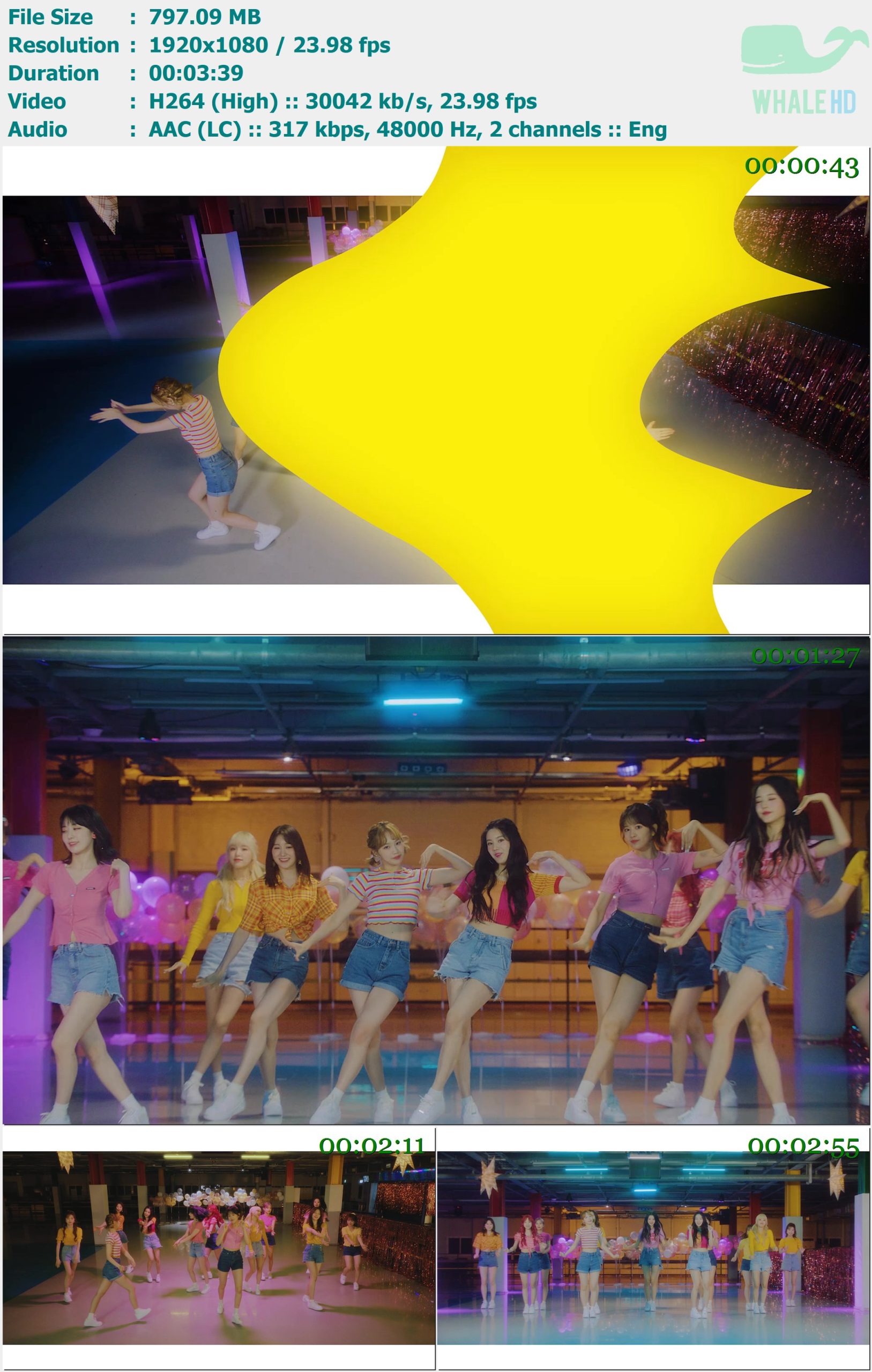IZ*ONE (IZONE) - Pretty (Dance Performance) 2020 MasterRip 1080p H264 - 797.09MB