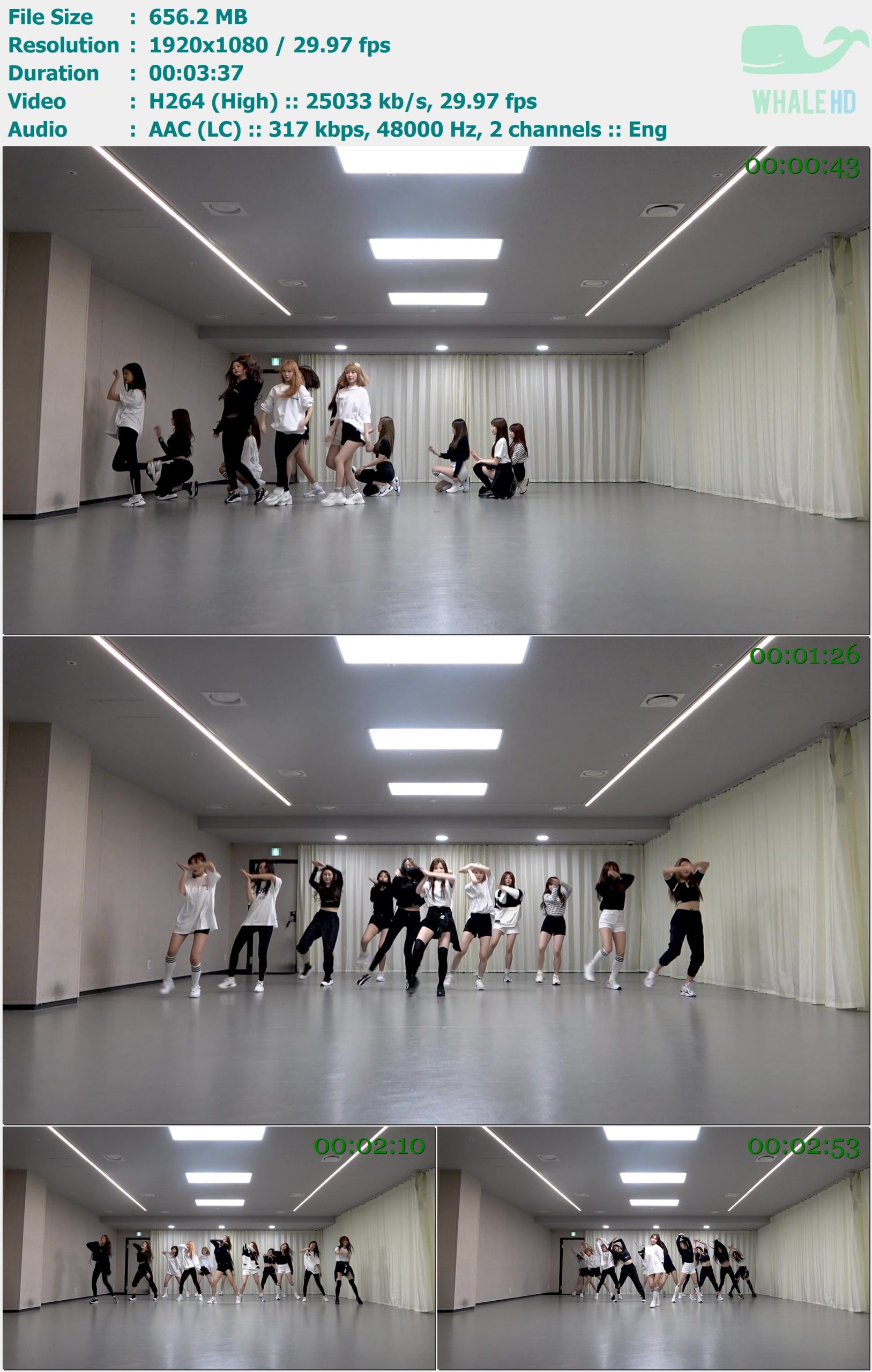 IZ*ONE (IZONE) - 비올레타(Violeta) (Dance Practice) 2019 MasterRip 1080p H264 - 656.20MB