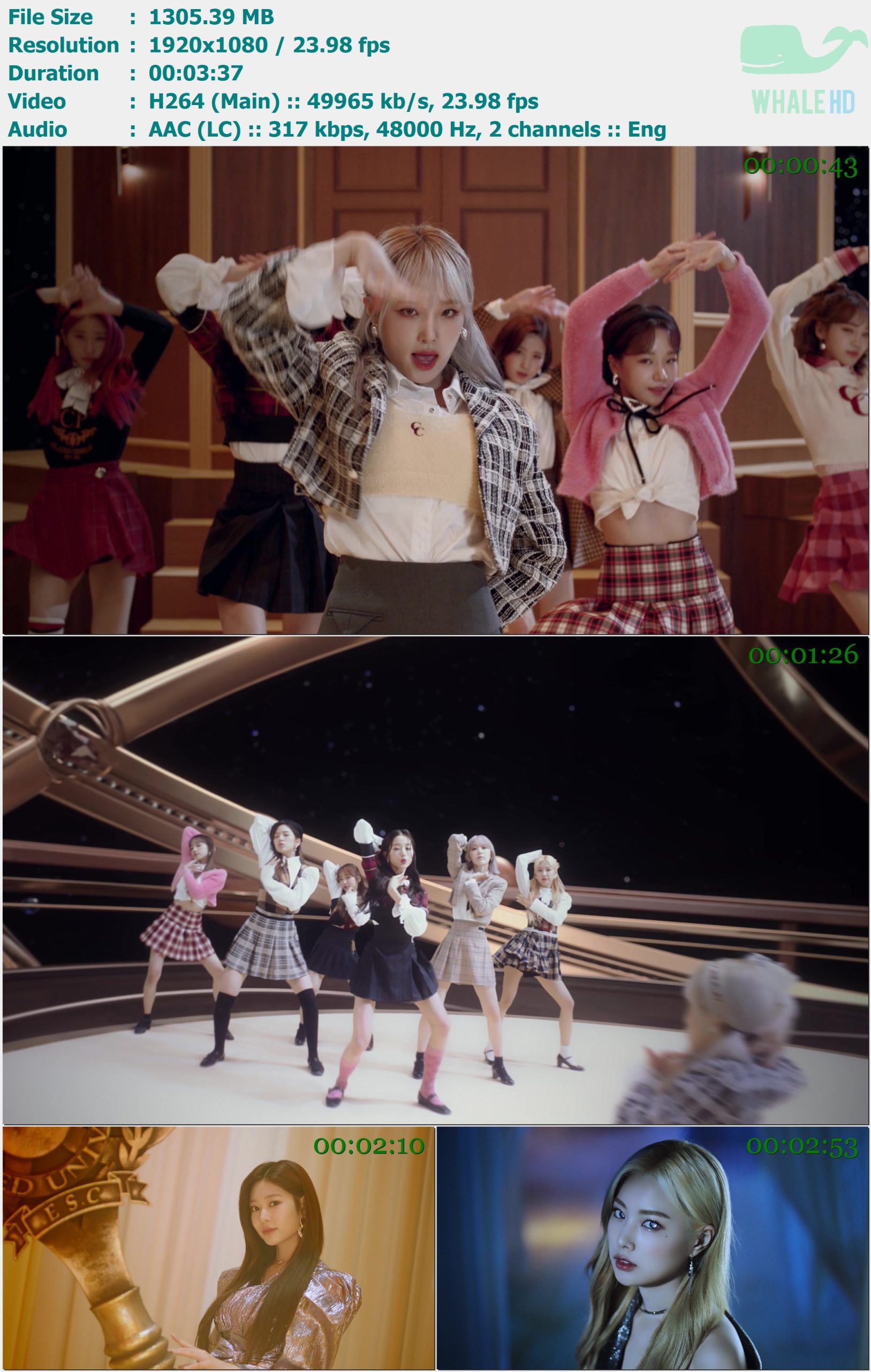 IZ*ONE (IZONE) - D-D-DANCE 2021 Bugs! 1080p H264 - 1.27GB