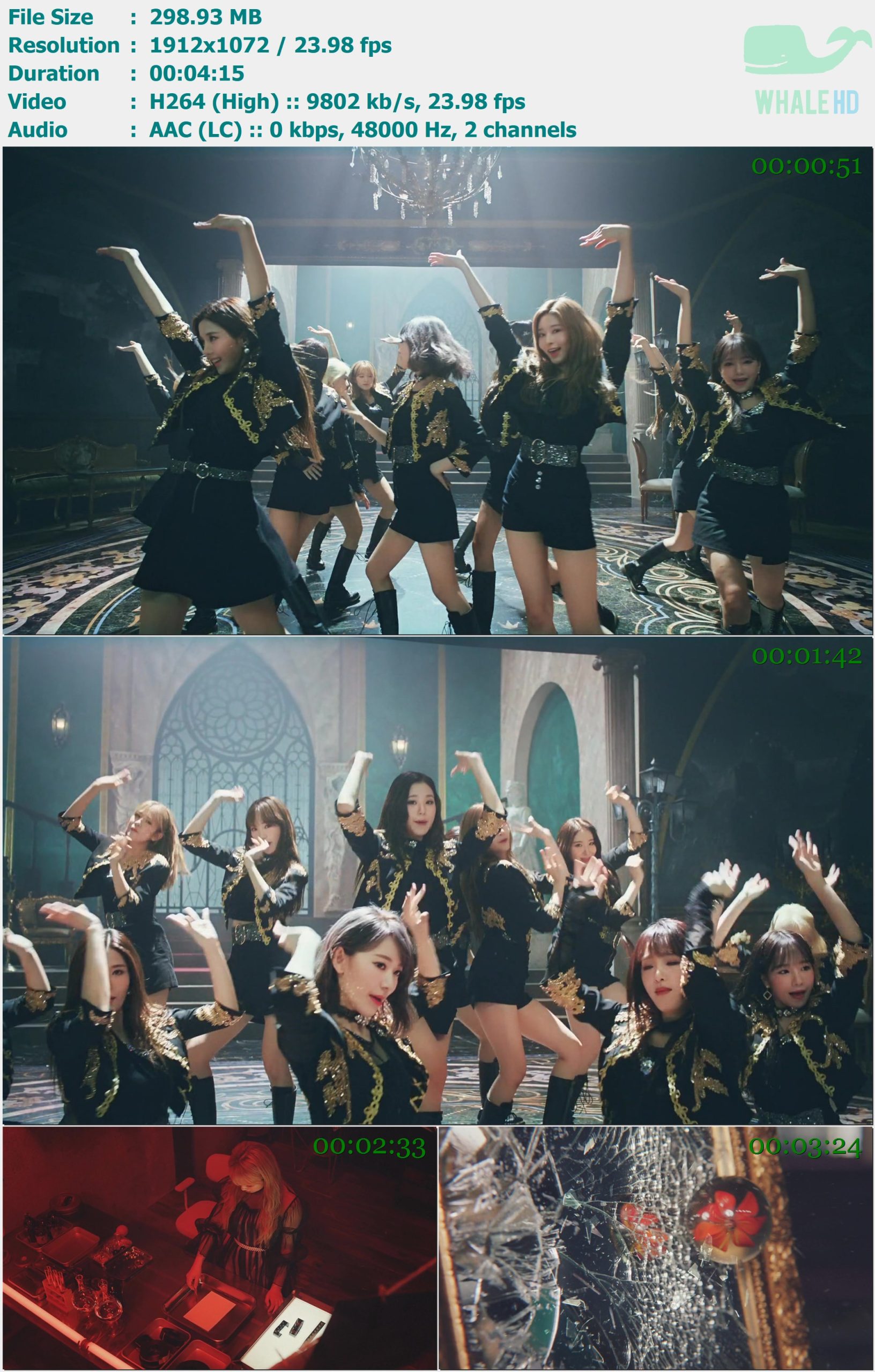 IZ*ONE (IZONE) - Vampire 2019 AM 1072p H264 - 298.93MB
