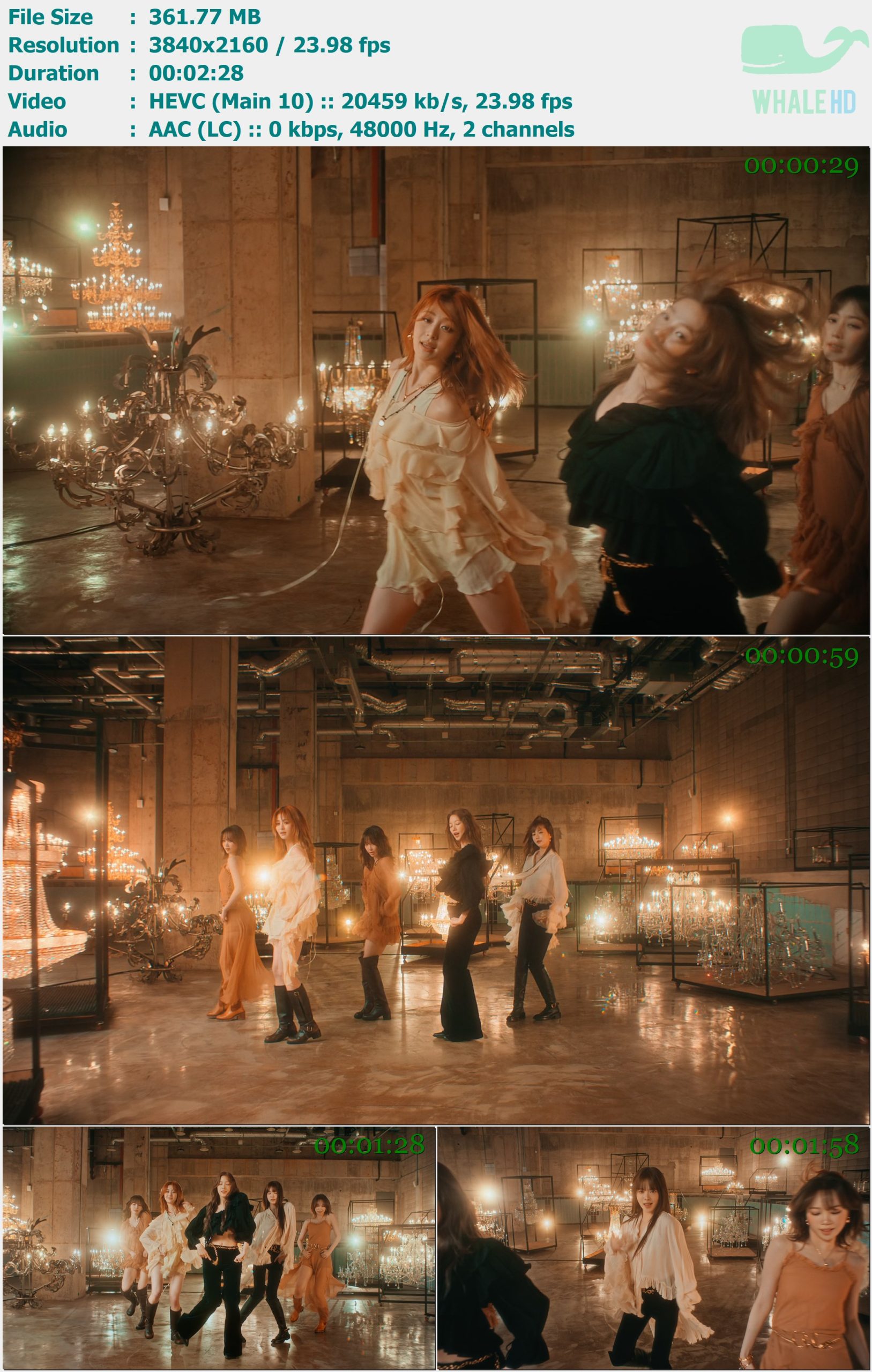 LE SSERAFIM 르세라핌 - HOT (English ver.) [Performance Film] 2025 AM 2160p H265 - 361.77MB