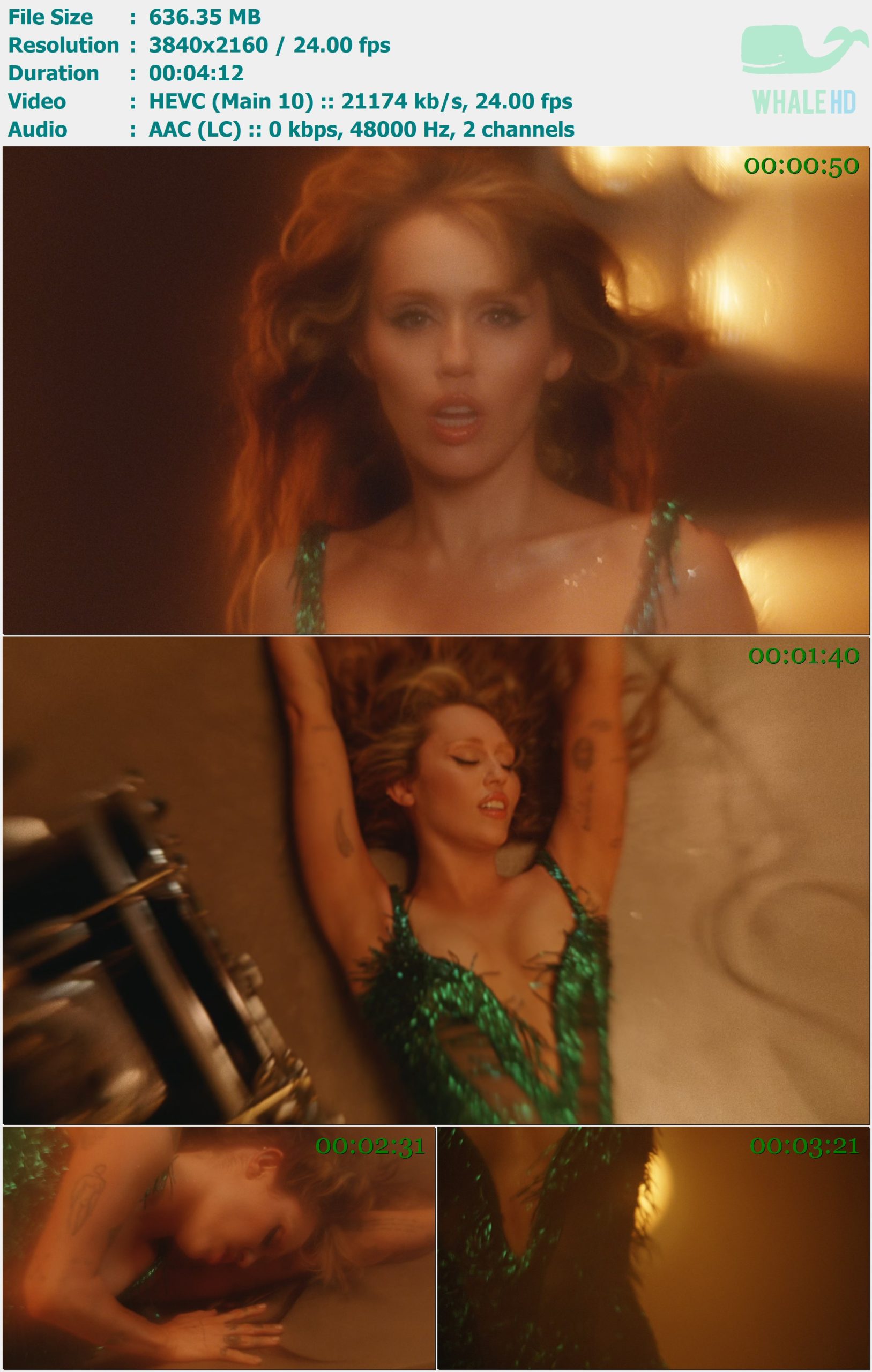 Miley Cyrus - End of the World 2025 AM 2160p H265 - 636.35MB