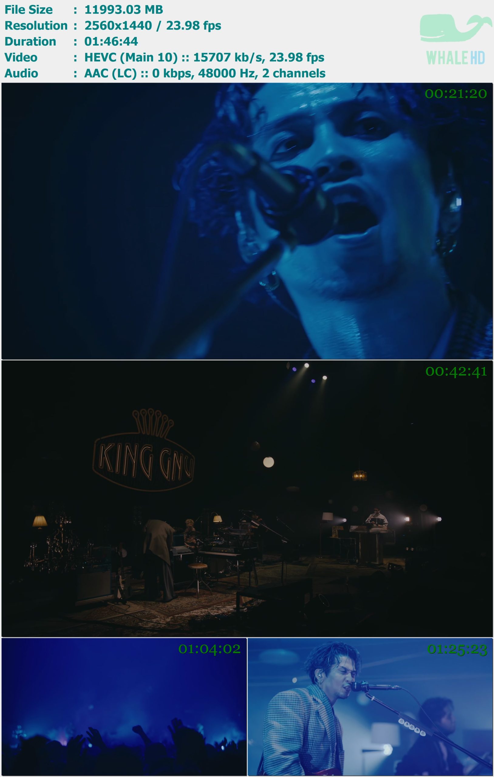 KING GNU LIVEHOUSE TOUR 2025 CLUB GNU EDITION 2025 WEB-DL 1440p H265 - 11.71GB