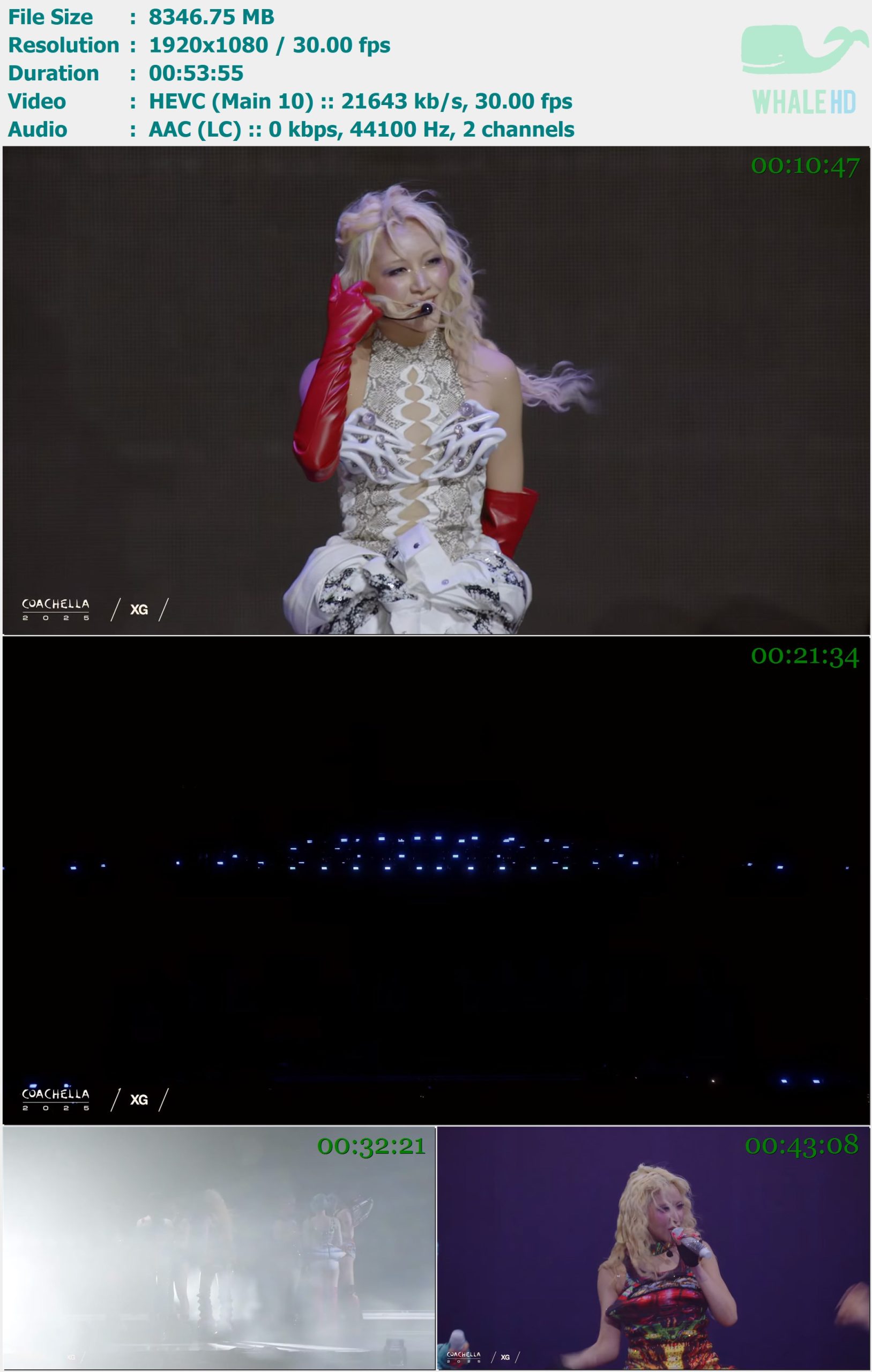 XG - Live from Coachella 科切拉音乐节 2025 WEBRip 1080p H265 - 8.15GB