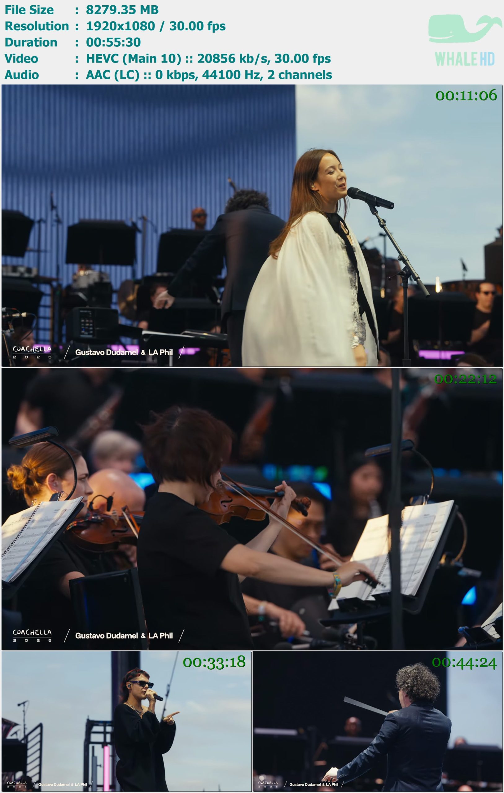 Gustavo Dudamel & LA Philharmonic - Live from Coachella 科切拉音乐节 2025 WEBRip 1080p H265 - 8.09GB