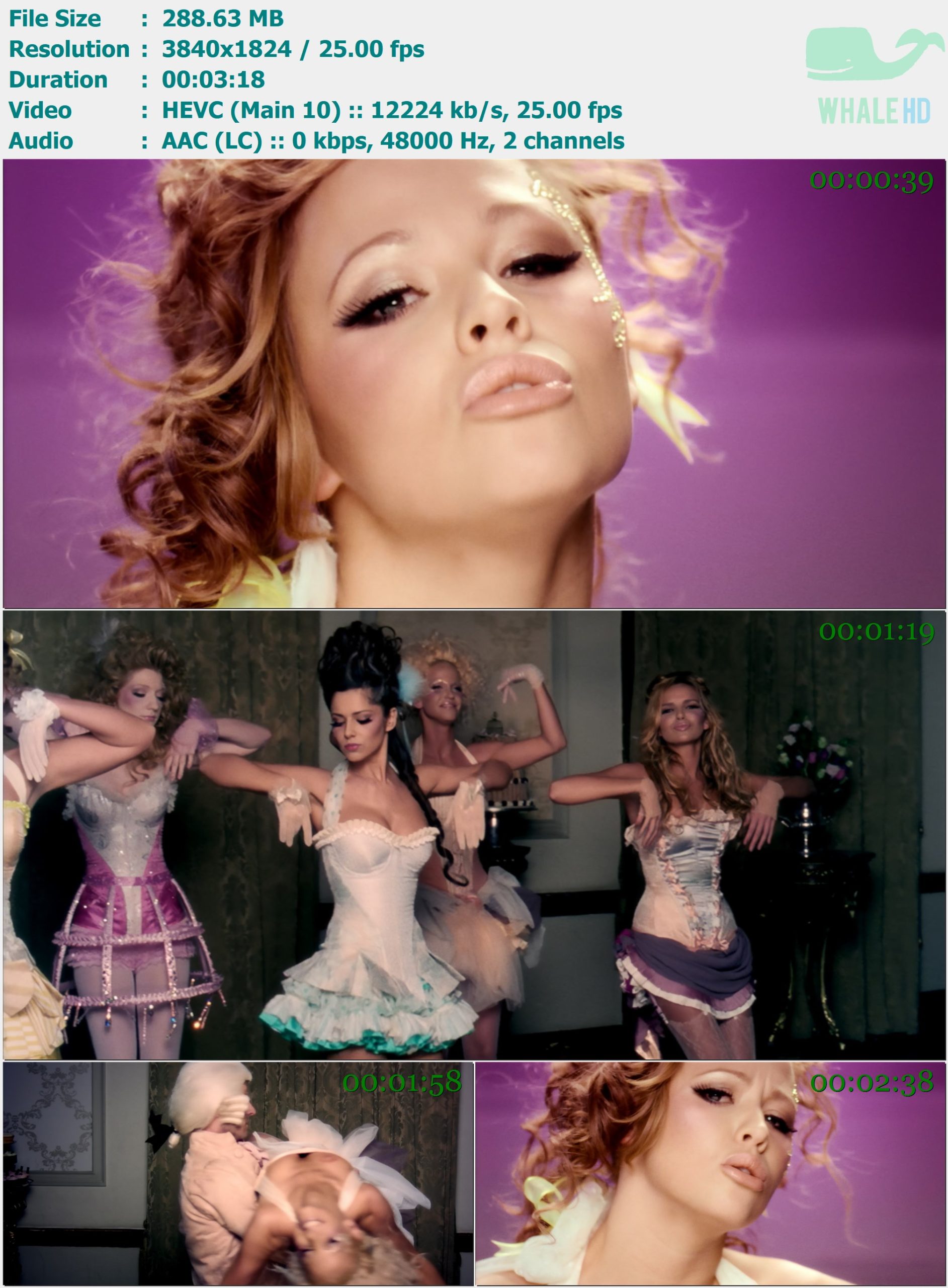 Girls Aloud - Can't Speak French (Radio Edit) 2007 AM 1824p H265 - 288.63MB