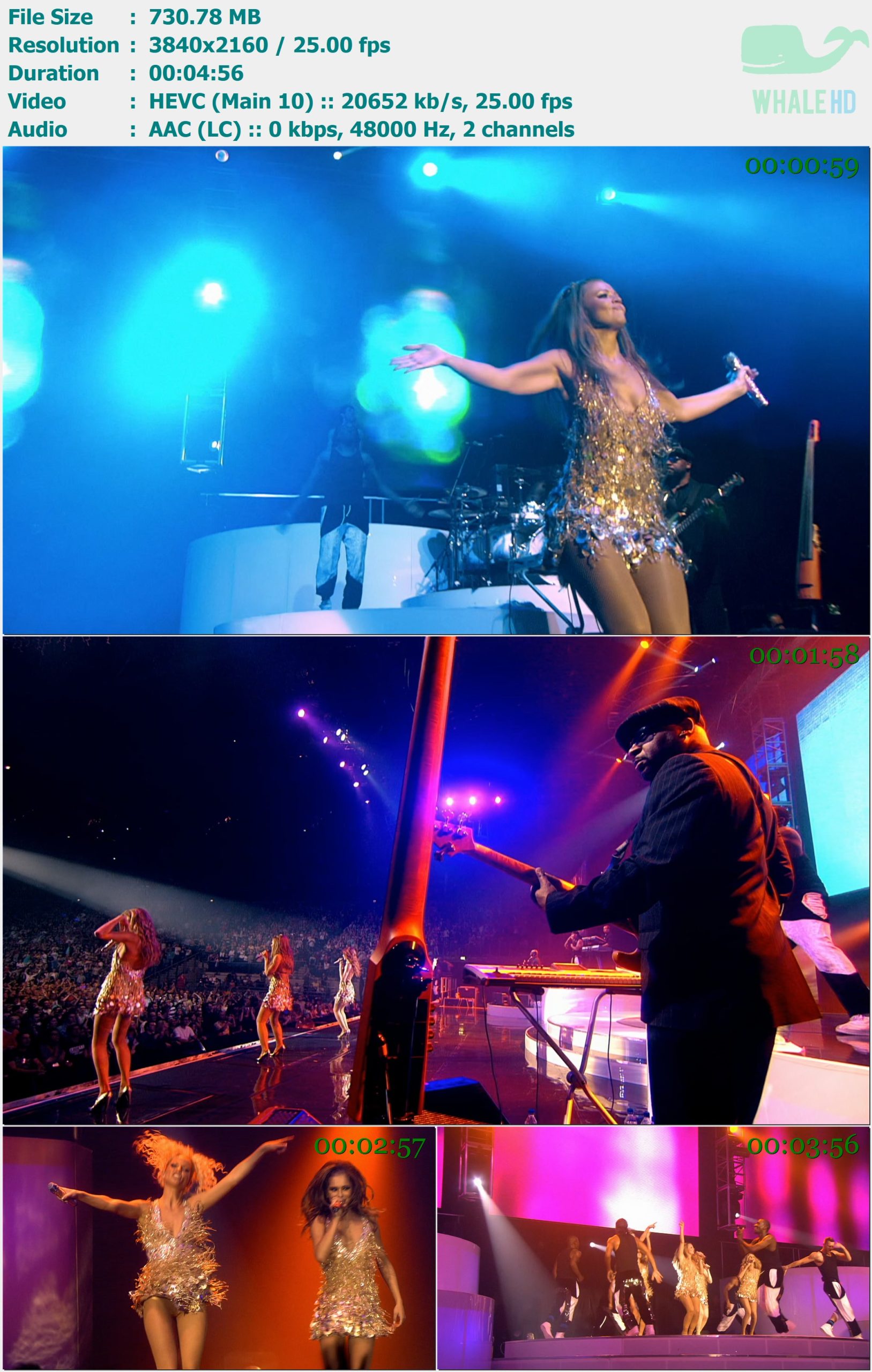Girls Aloud - Jump (Live On Tangled Up: The Tour 2008) 2008 AM 2160p H265 - 730.78MB