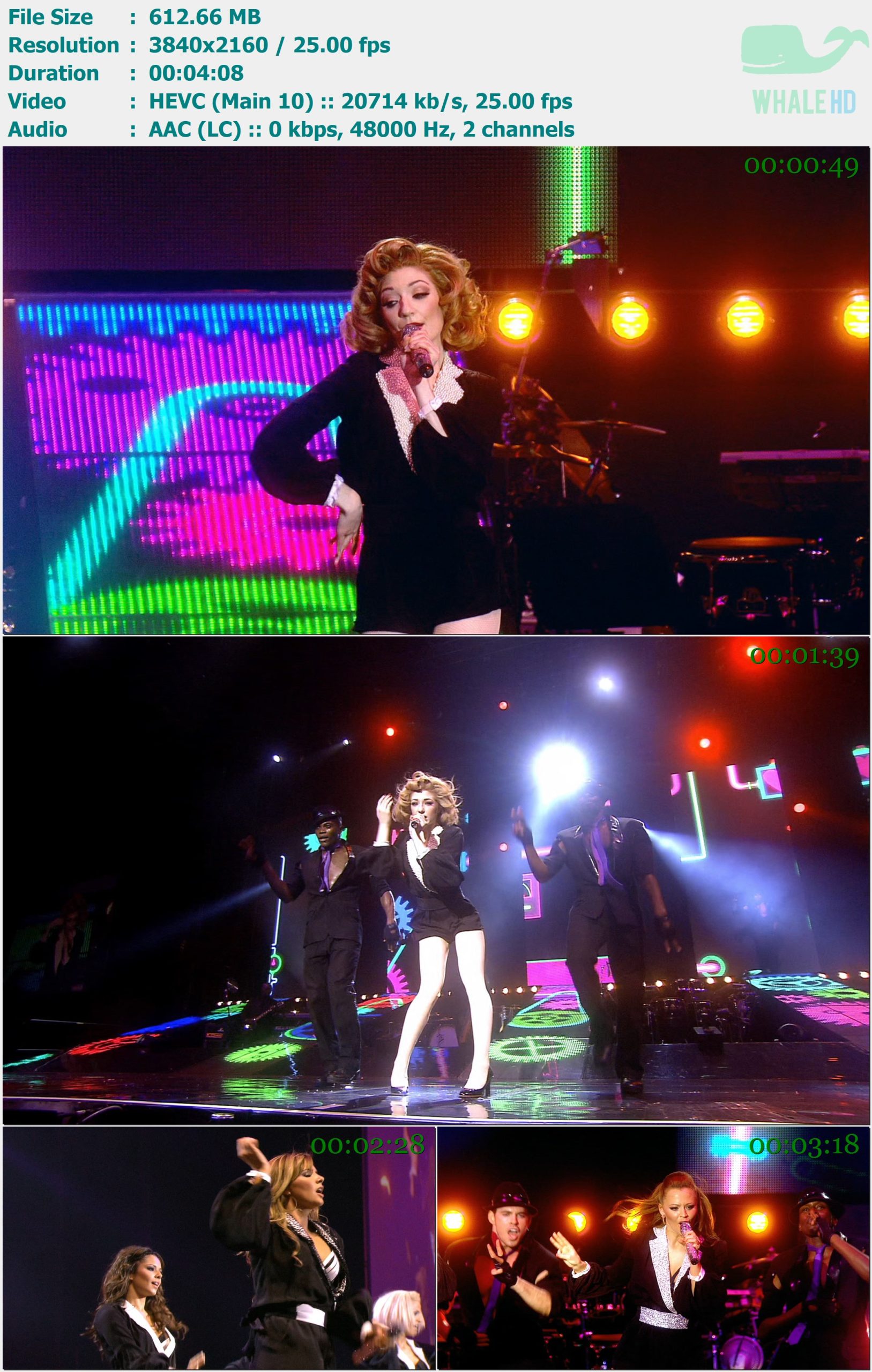 Girls Aloud - Love Machine (Live On The Out Of Control Tour 2009) 2024 AM 2160p H265 - 612.66MB