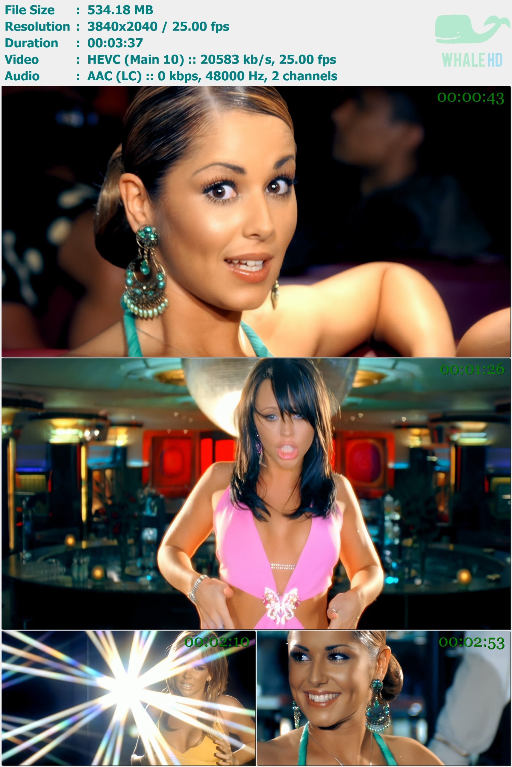 Girls Aloud - Love Machine 2005 AM 2040p H265 - 534.18MB