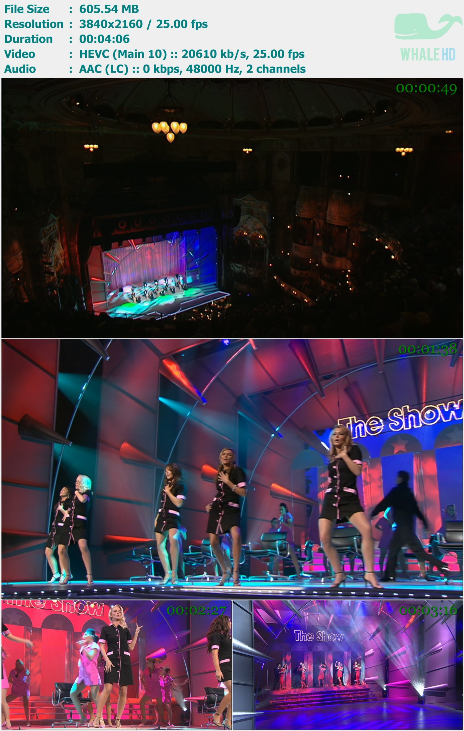 Girls Aloud - The Show (Live At The Royal Variety Performance, 2004) 2024 AM 2160p H265 - 605.54MB