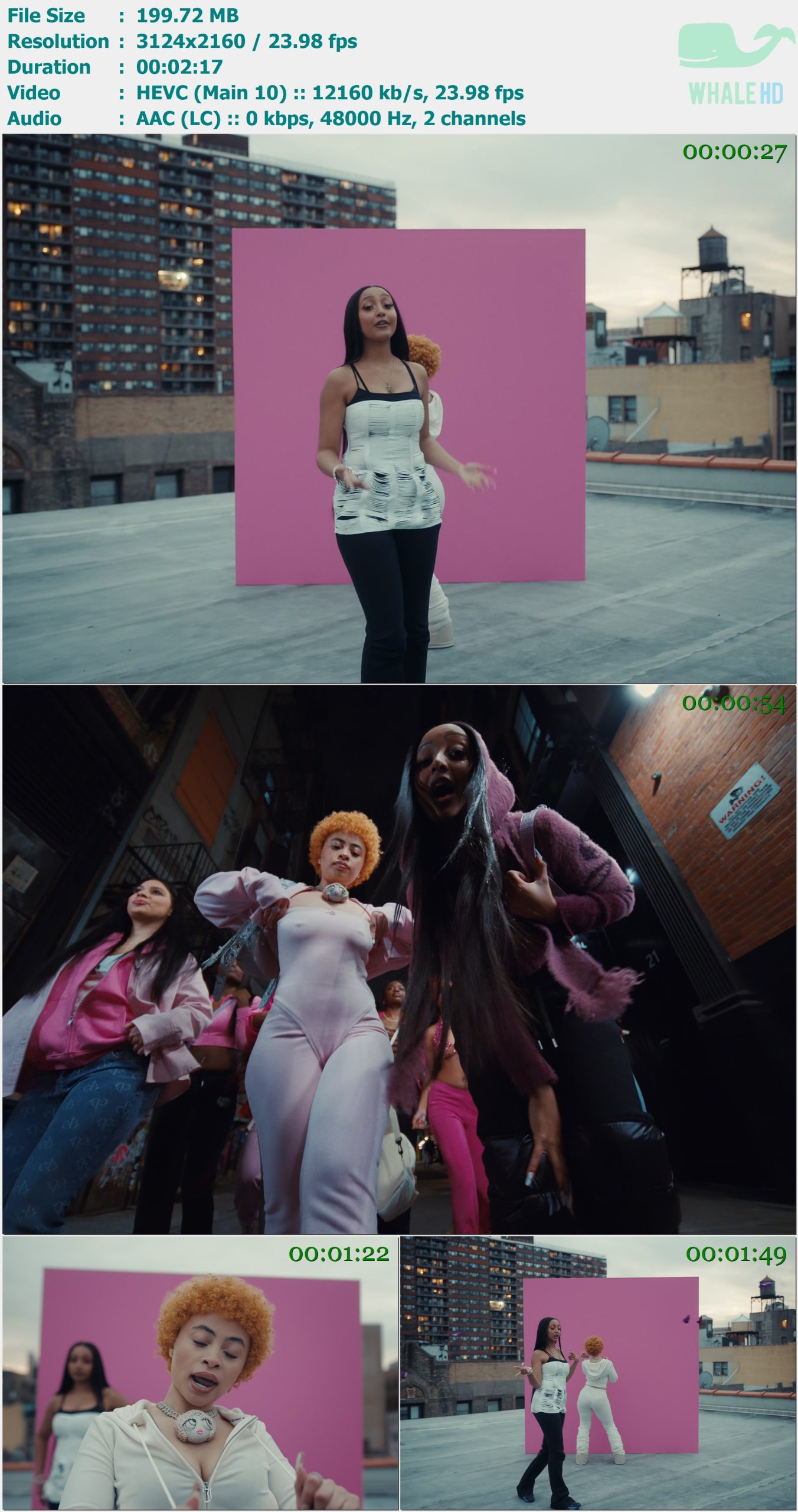 PinkPantheress & Ice Spice - Boy's a liar Pt. 2 2023 AM 2160p H265 - 199.72MB