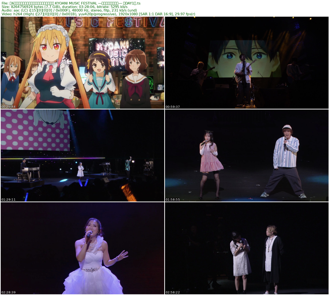 第6回京都アニメーションファン感謝イベント KYOANI MUSIC FESTIVAL ―トキメキのキセキ― 2023 WEB-DL 1080p H264 - 15.64GB
